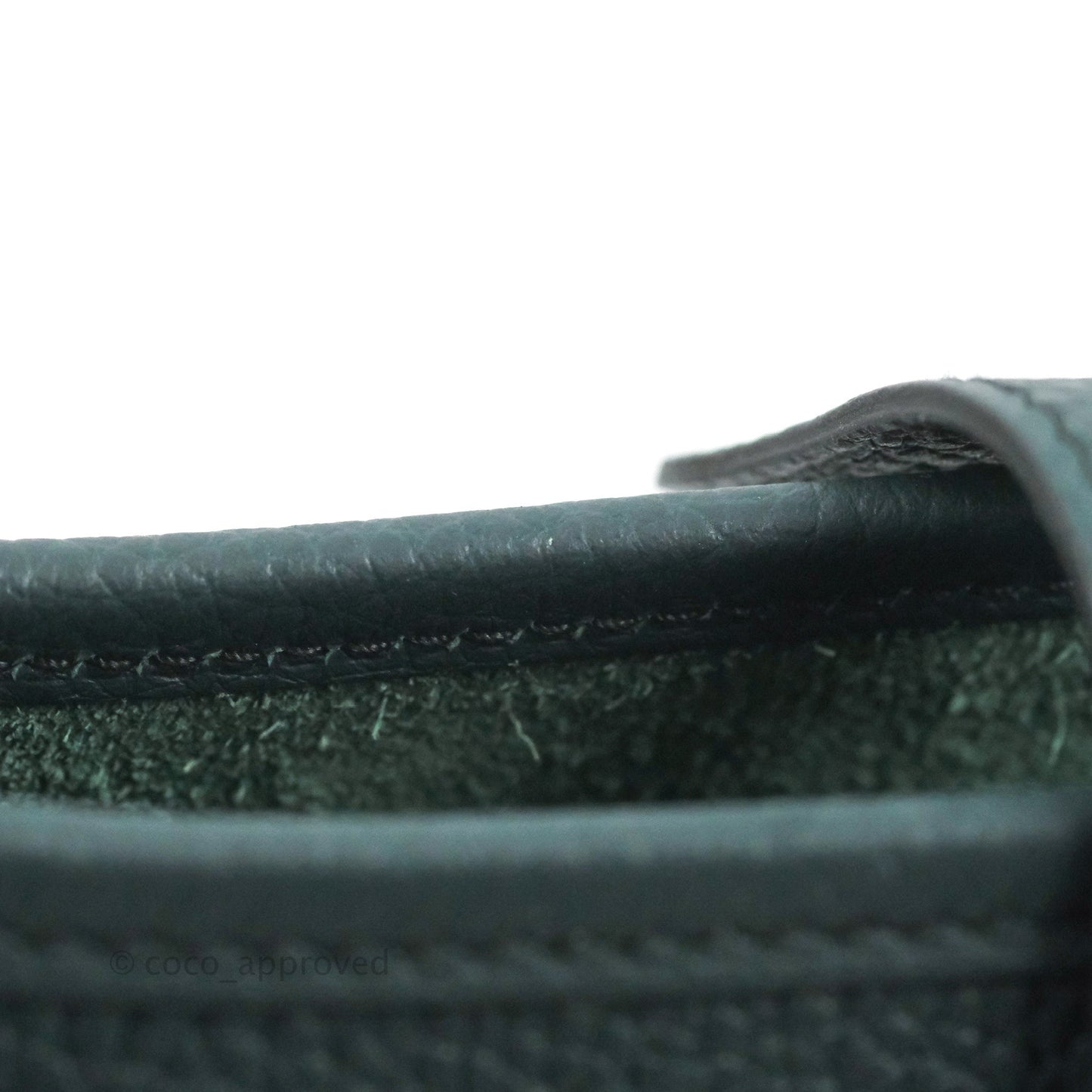 Hermès Mini Evelyne 16 Vert Rousseau/ Vert Cypress Clemence Gold Hardware