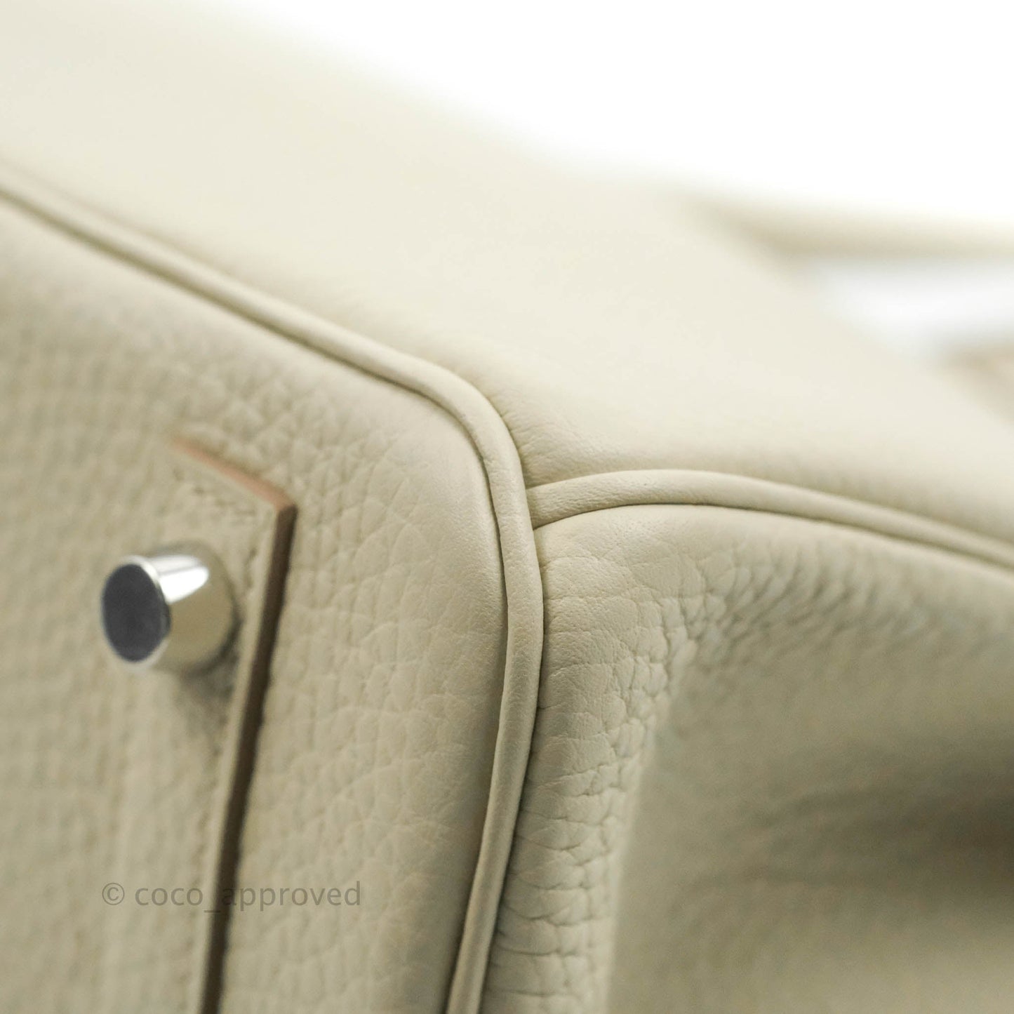 Hermès Birkin 30 Beton Clemence Palladium Hardware