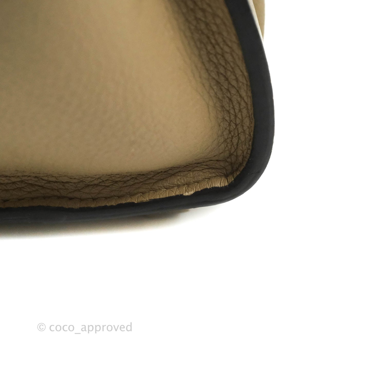 Celine Micro Luggage Handbag Dune Grained Calfskin
