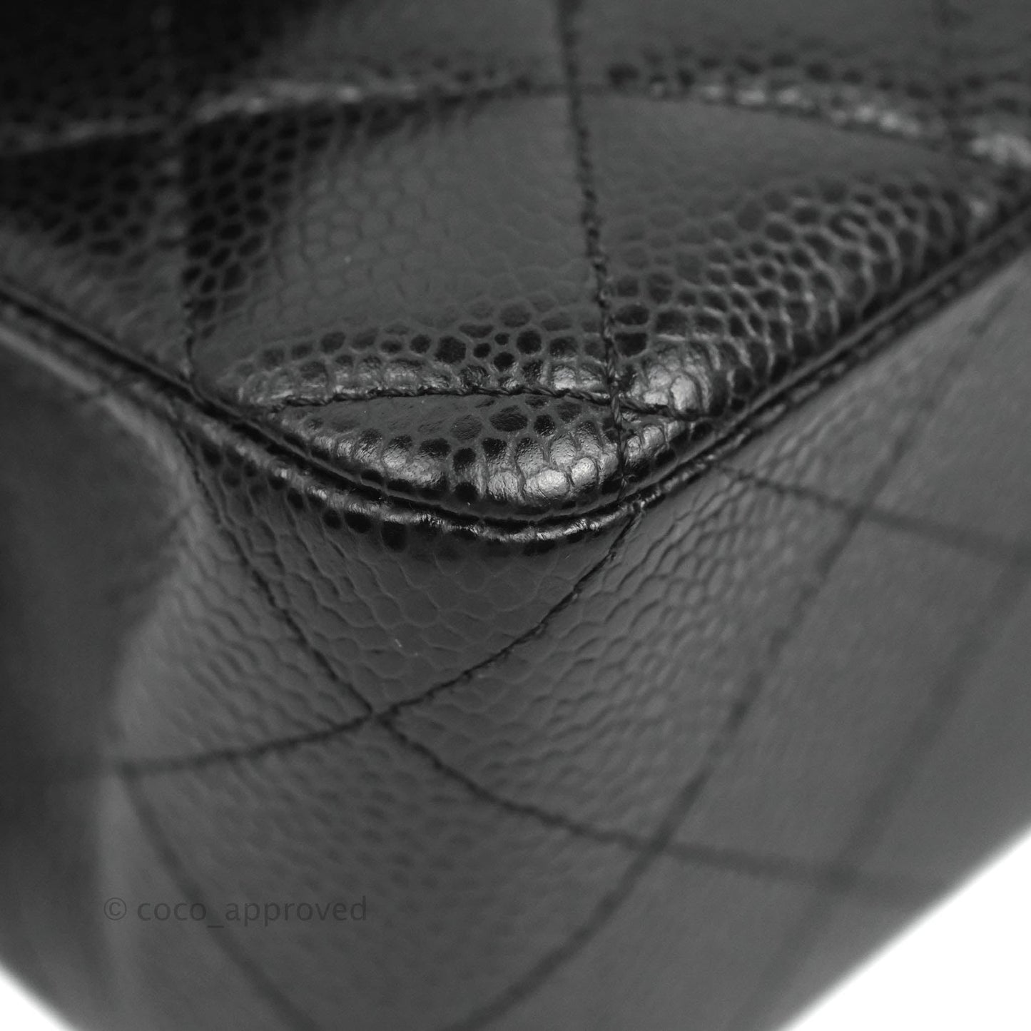 Chanel Medium Classic Quilted Flap Black Caviar Gold Hardware