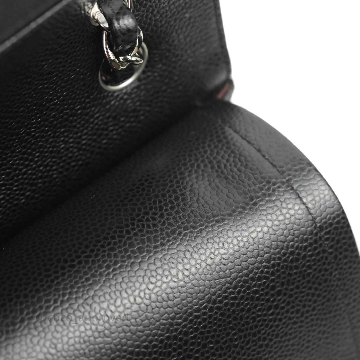 Chanel Jumbo Double Flap Black Caviar Silver Hardware⁣⁣