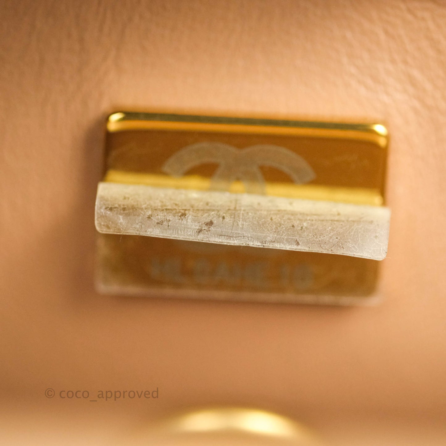 Chanel Quilted Mini Perfect Fit Adjustable Beige Calfskin Gold Hardware 21A