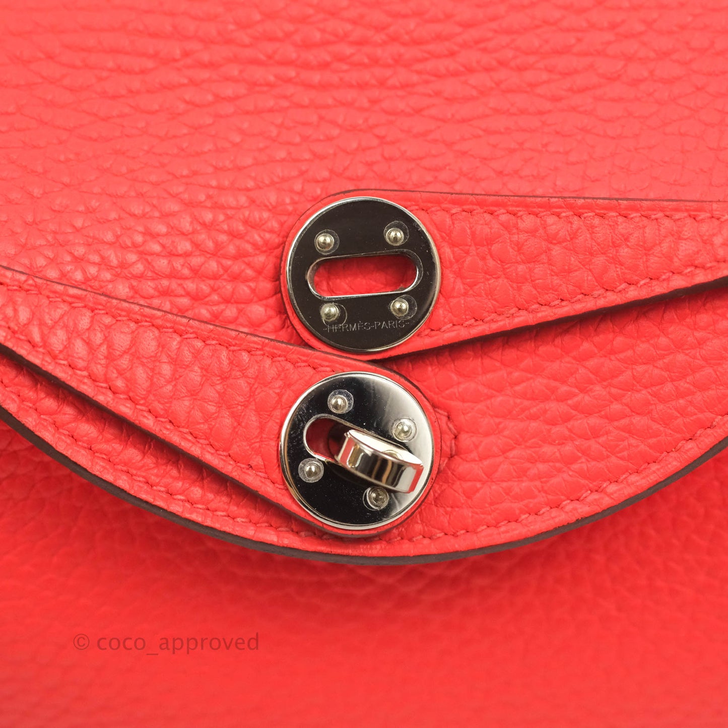 Hermès Mini Lindy 20 Taurillon Clemence Rose Texas Palladium Hardware