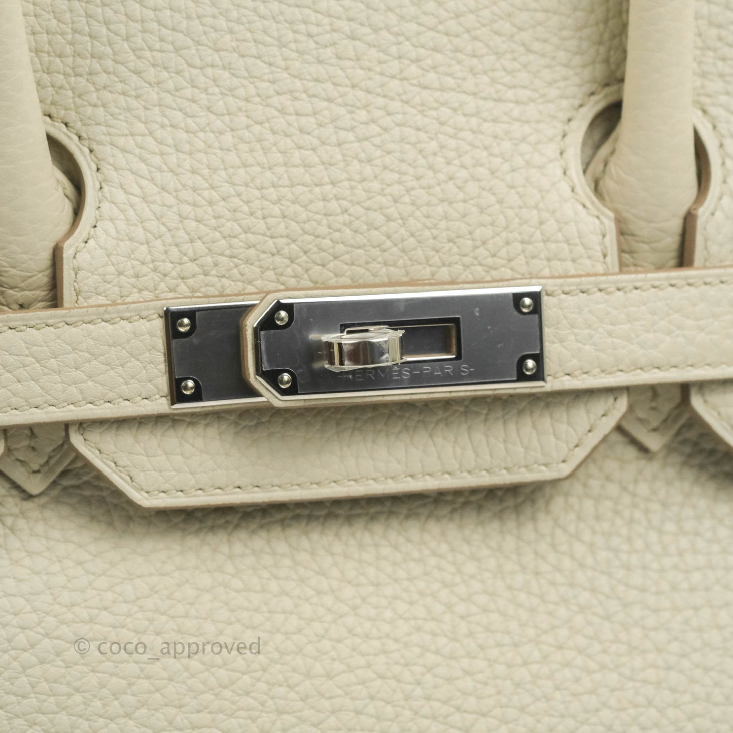 Hermès Birkin 30 Beton Clemence Palladium Hardware
