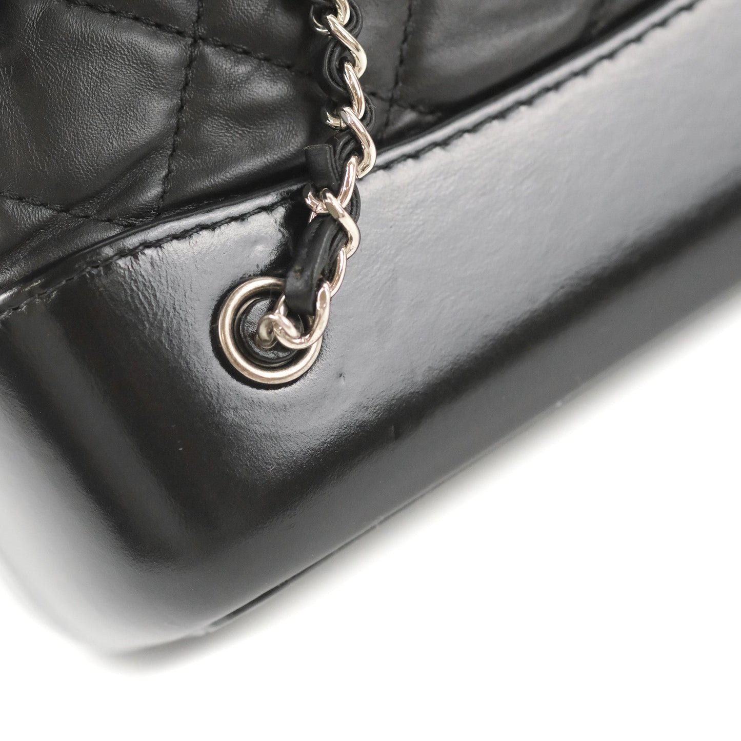 Chanel Small Gabrielle Backpack Black Aged Calfskin