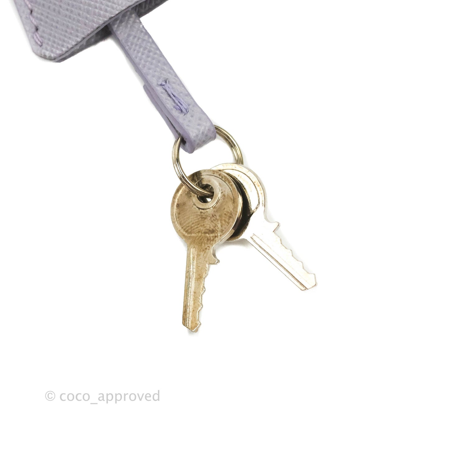 Prada Lilac Lux Convertible Boston Saffiano Leather Mini