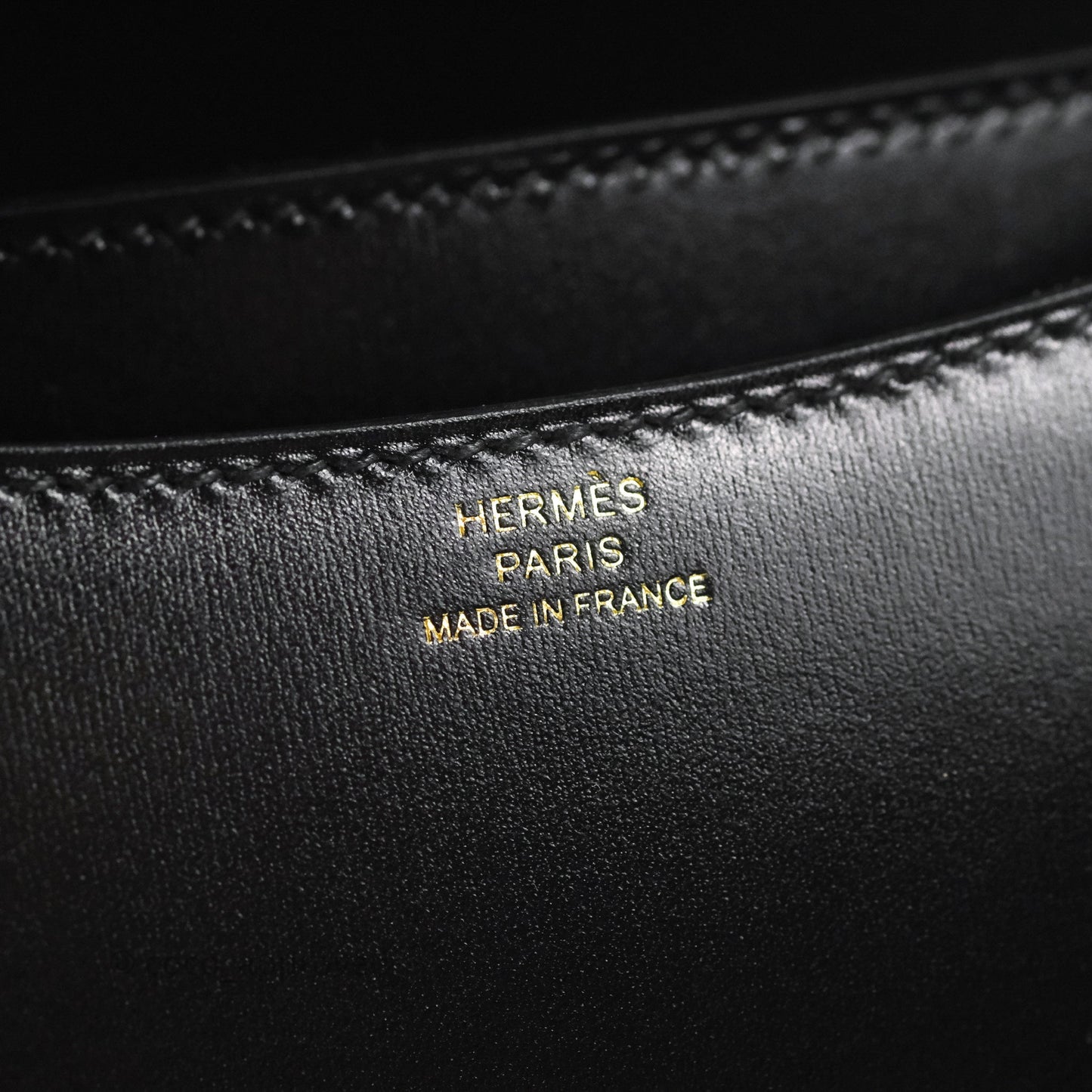 Hermès Constance Mini 18cm Black Box Leather Gold Hardware
