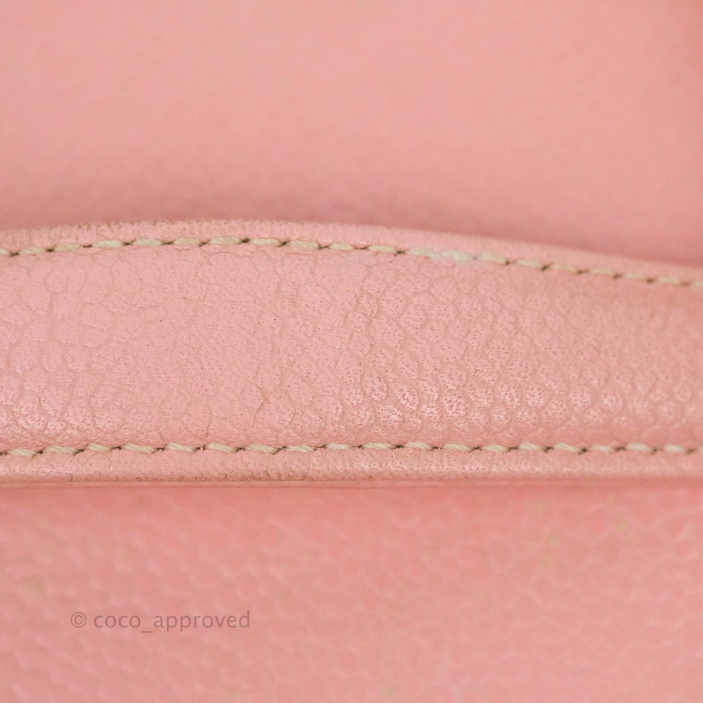 Chanel Vintage Vanity Case Pink Caviar Gold Hardware