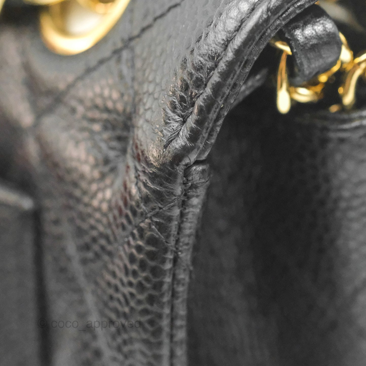 Chanel Small Classic Quilted Flap Black Caviar Gold Hardware