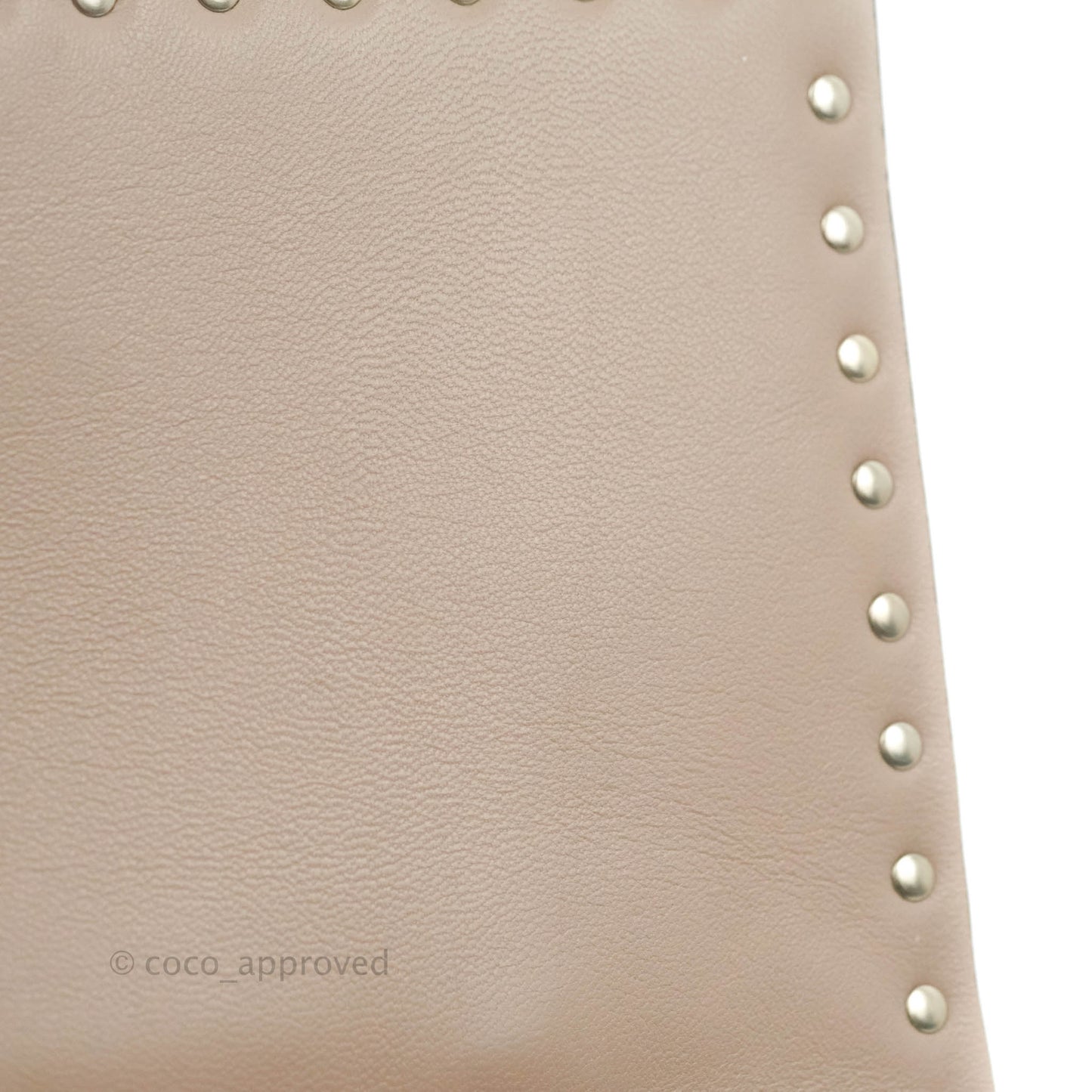Valentino Nappa Rockstud Wristlet Clutch Black