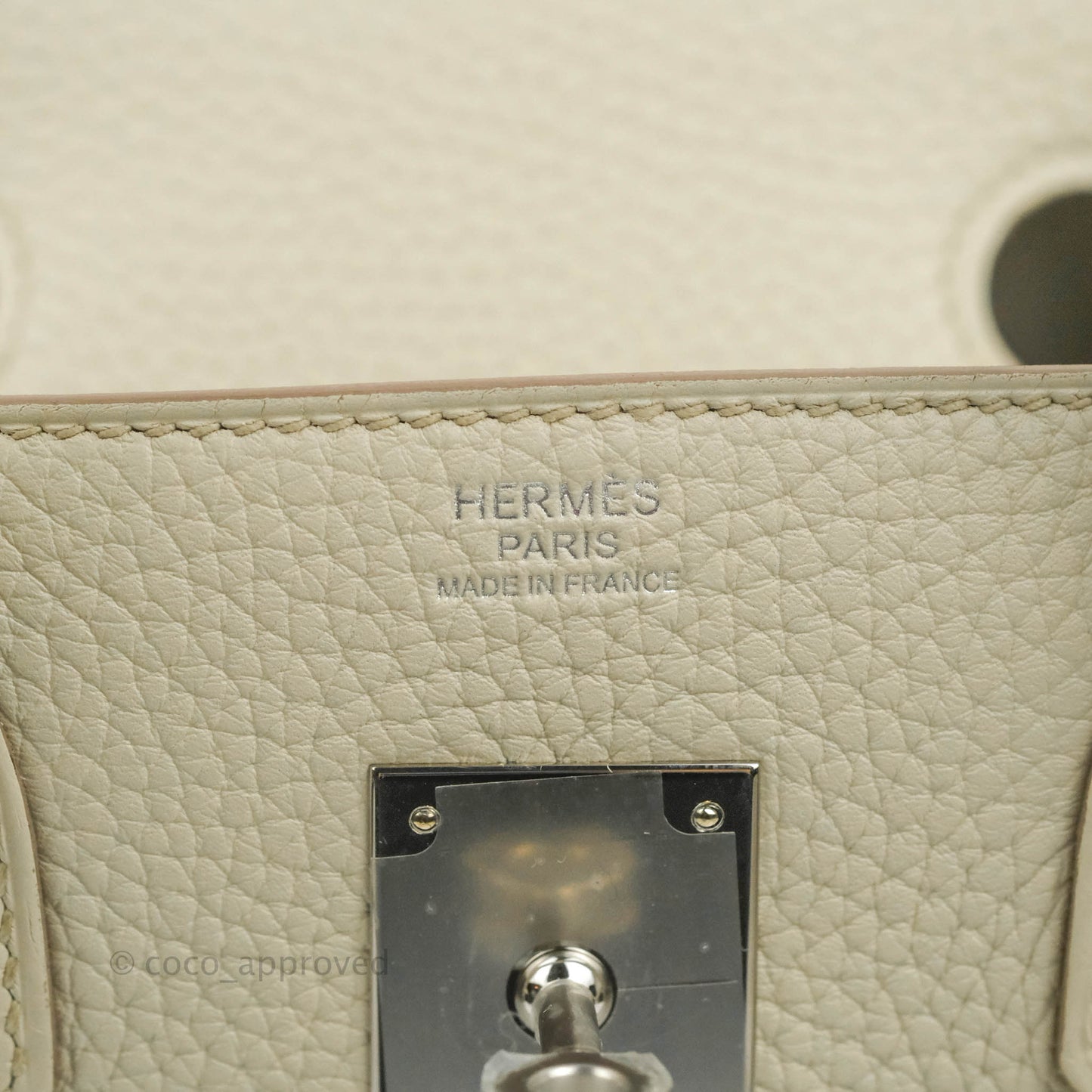Hermès Birkin 30 Beton Clemence Palladium Hardware