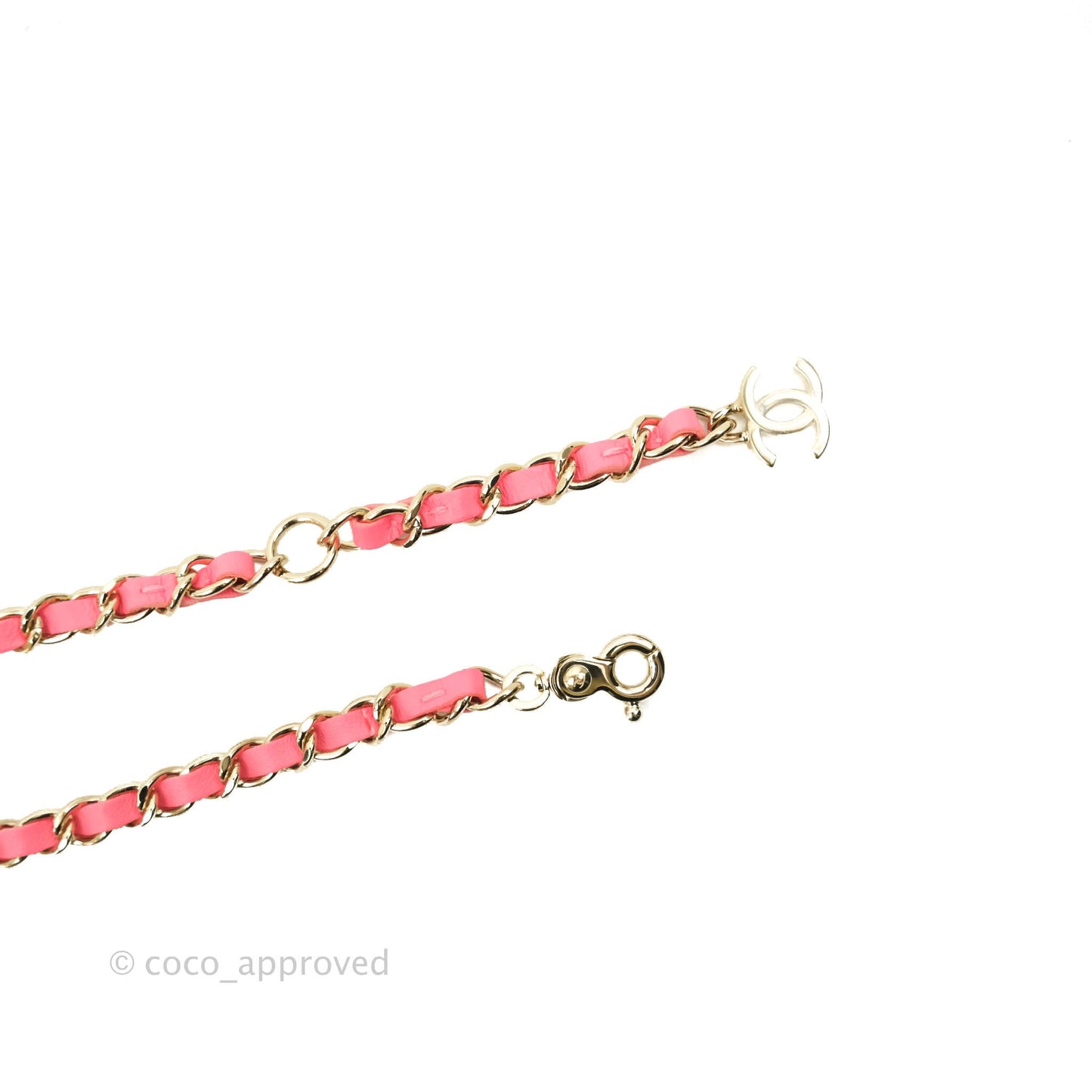 Chanel Mini Heart Belt Bag Pink Lambskin Gold Hardware 22S