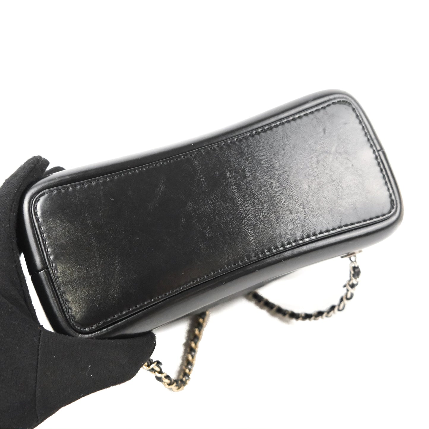 Chanel Small Gabrielle Backpack Black Aged Calfskin