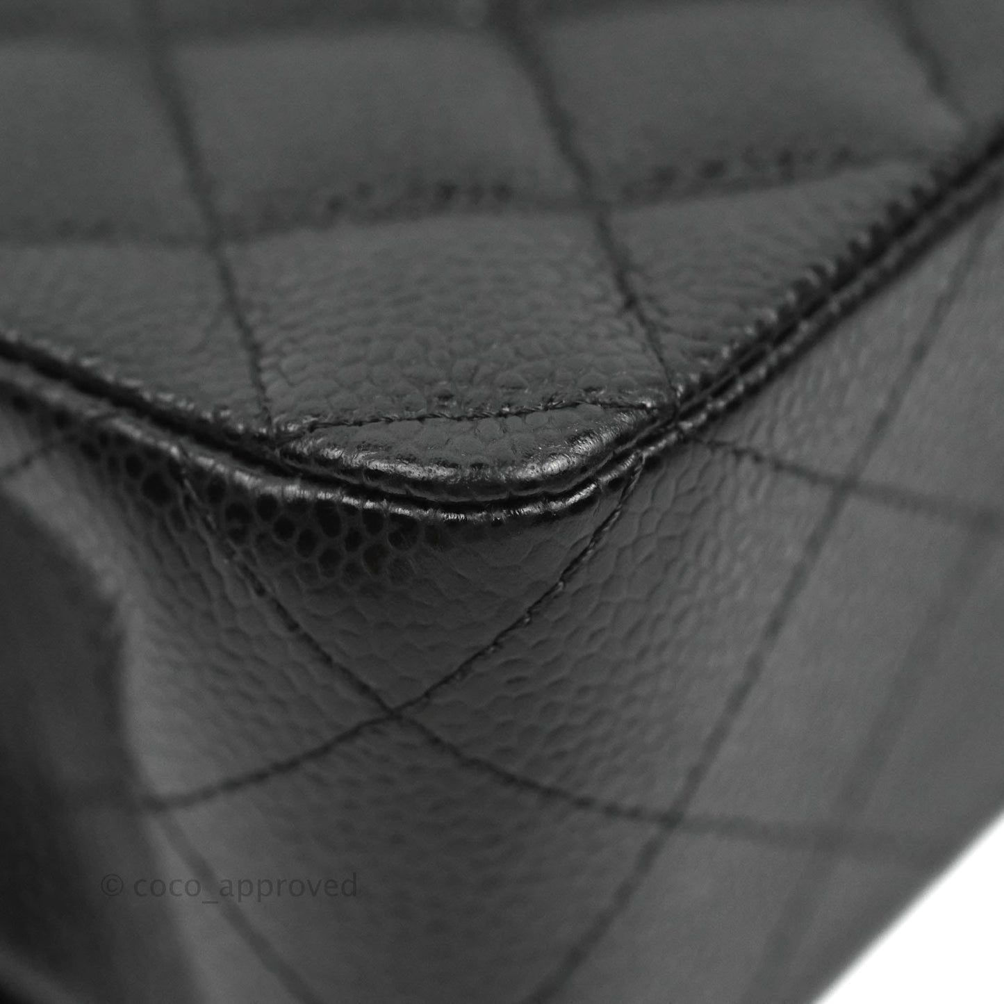 Chanel Medium Classic Quilted Flap Black Caviar Gold Hardware