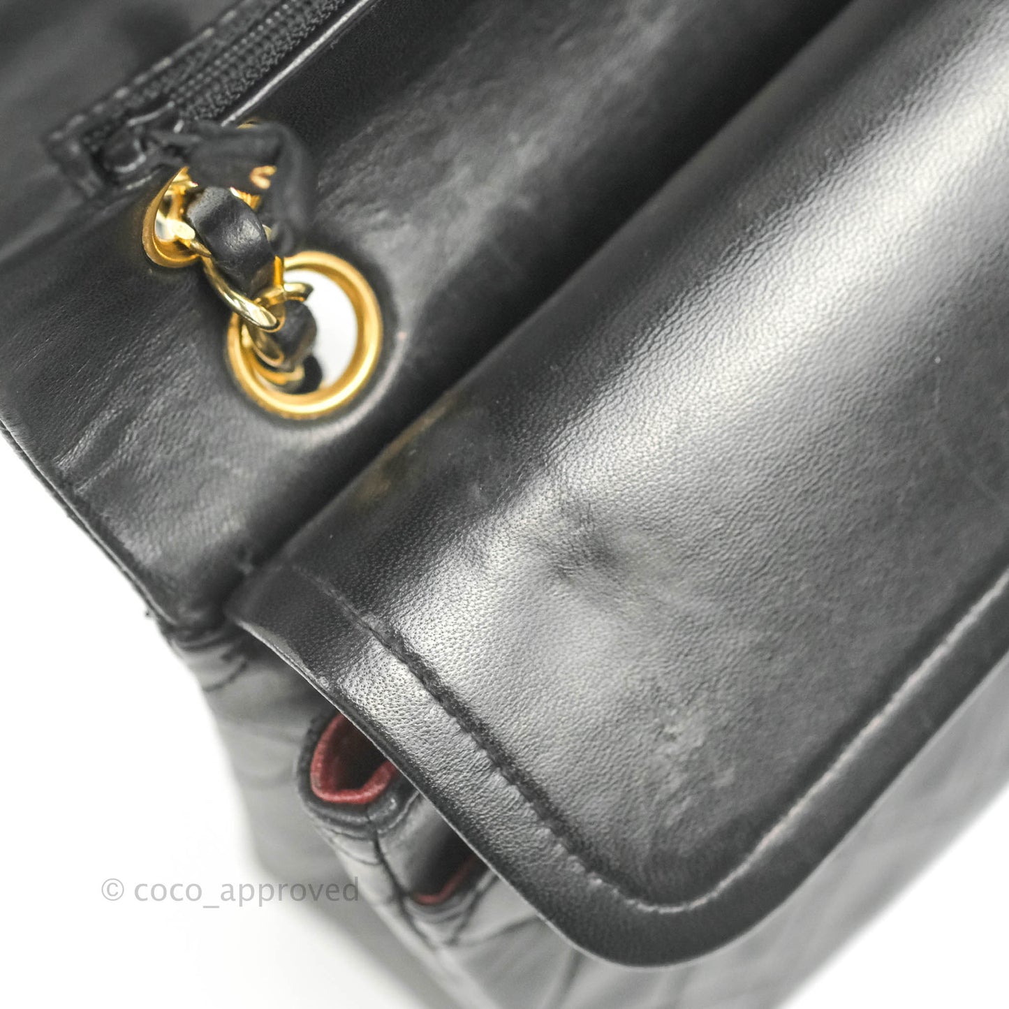 Chanel Classic Vintage Small Flap Black Lambskin 24K Gold Hardware