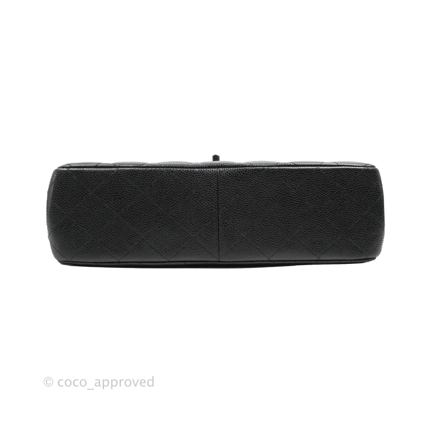 Chanel Classic Jumbo Double Flap Black Caviar Silver Hardware⁣⁣