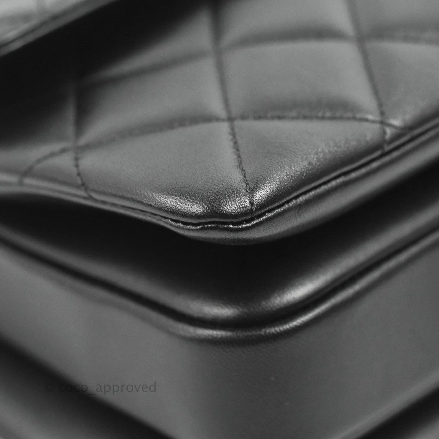 Chanel Small Trendy CC Black Lambskin Rose Gold Hardware 22C