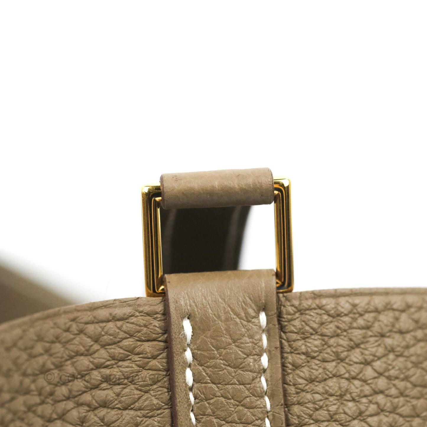 Hermès Picotin Lock 22 Clemence Etoupe Gold Hardware