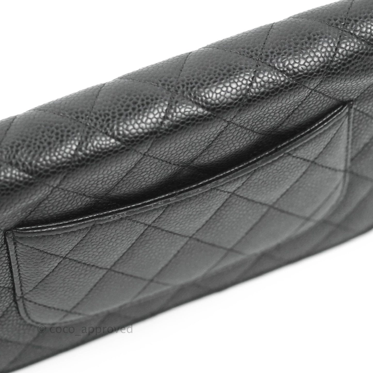 Chanel Quilted Classic WOC Black Caviar Gold Hardware