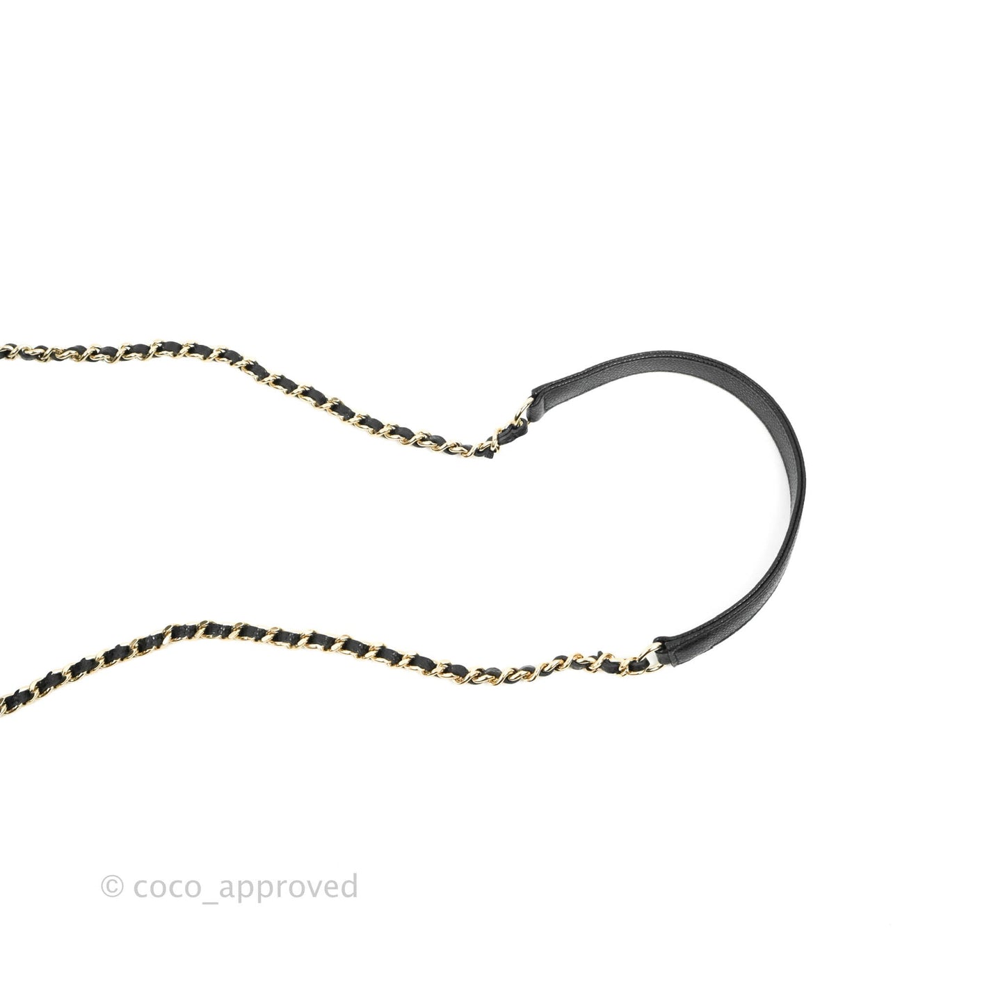 Chanel Mini Bucket with Chain Black Caviar Gold Hardware 22B