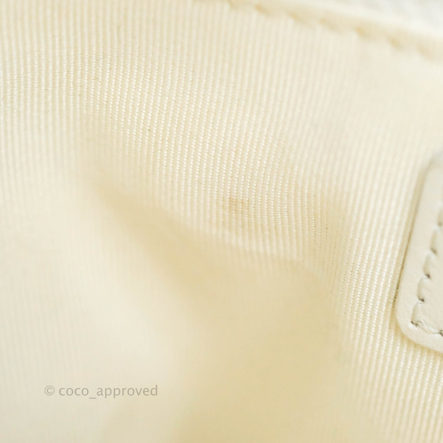 Chanel Flap Bag White Calfskin Gold Hardware 19S
