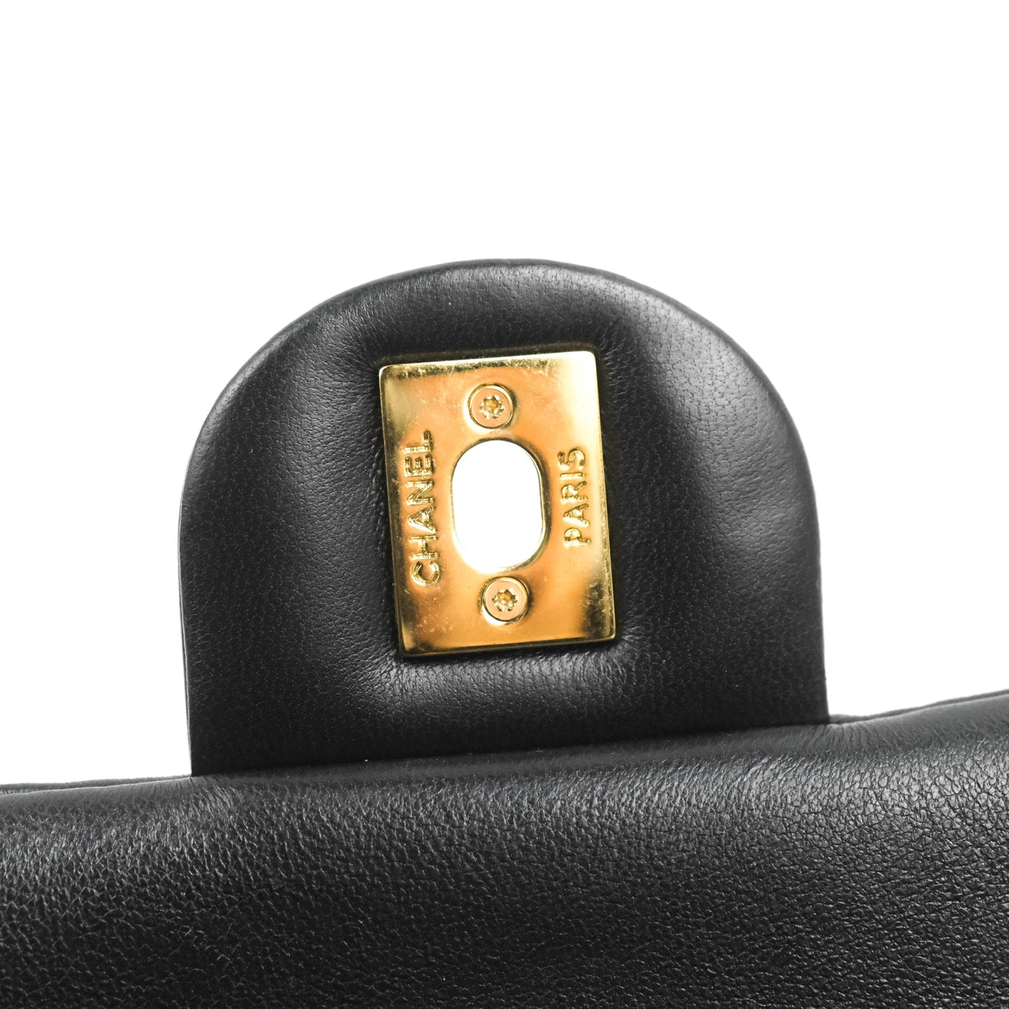 Chanel Small Flap Bag Black Lambskin Aged Gold Hardware 22-23FW
