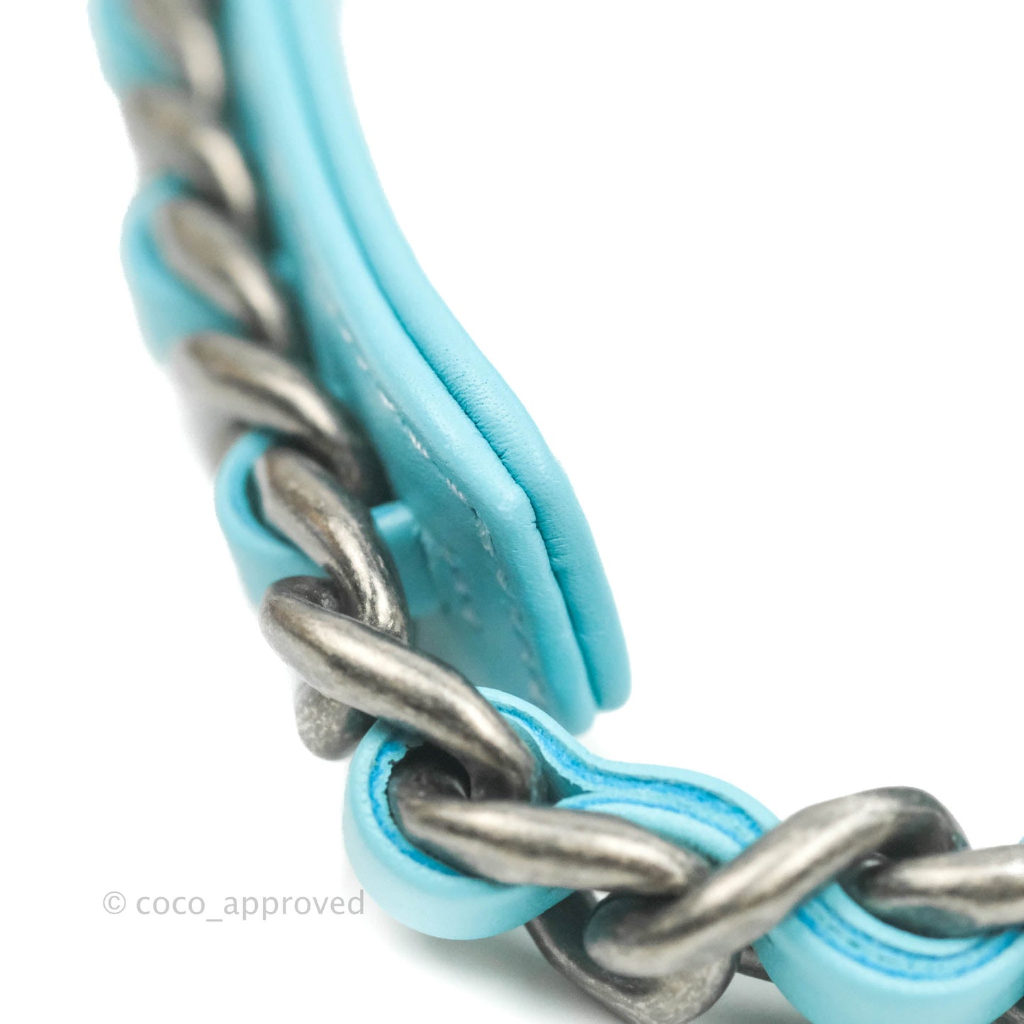 Chanel 19 Small Blue Denim Mixed Hardware