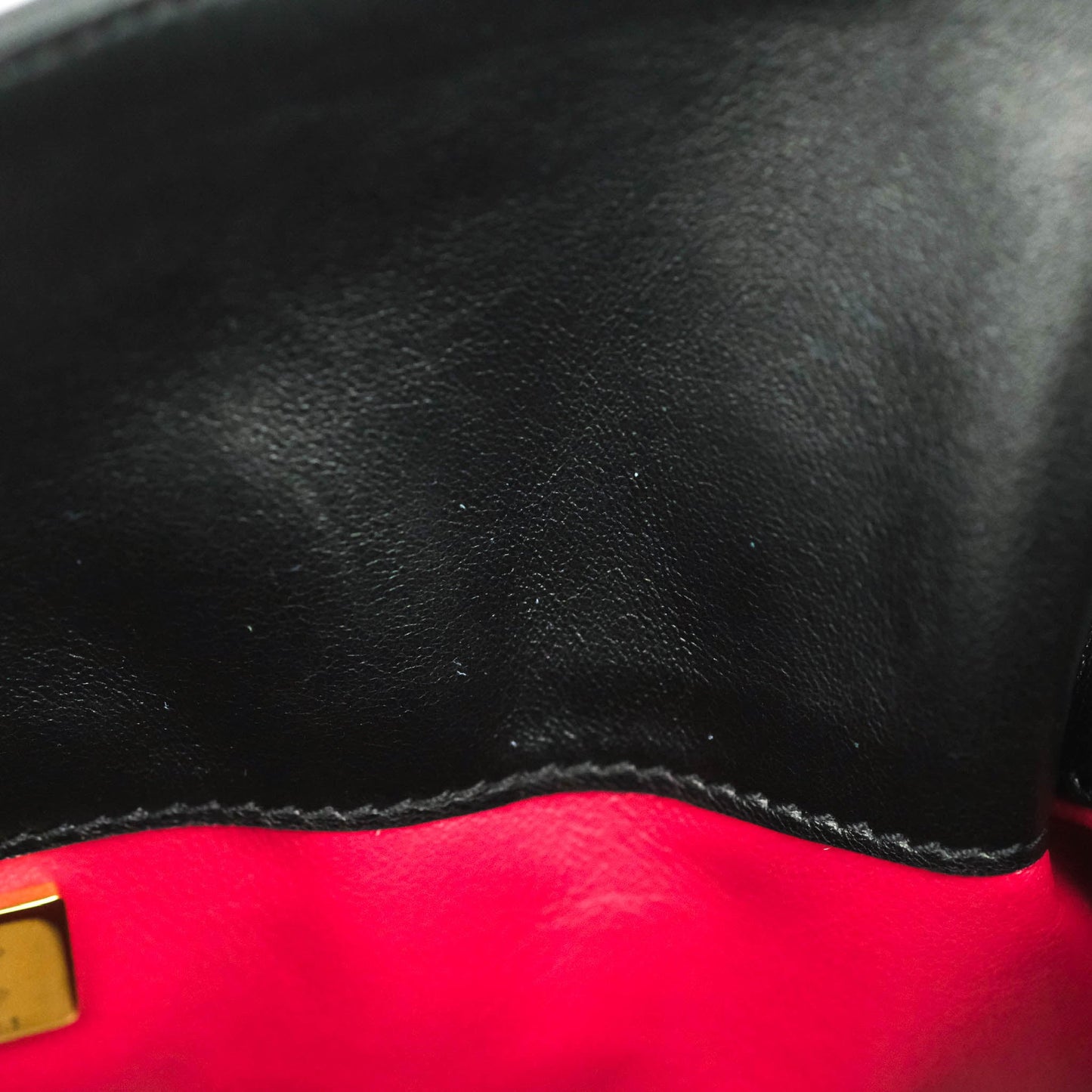 Chanel Enamel CC Bucket Bag Black Lambskin Gold Hardware 22S