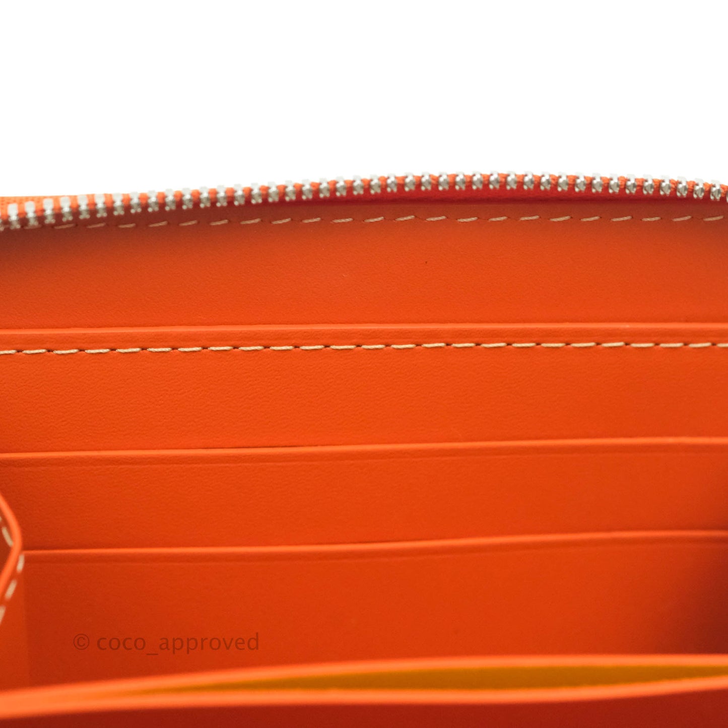 Goyard Goyardine Matignon PM Wallet Orange