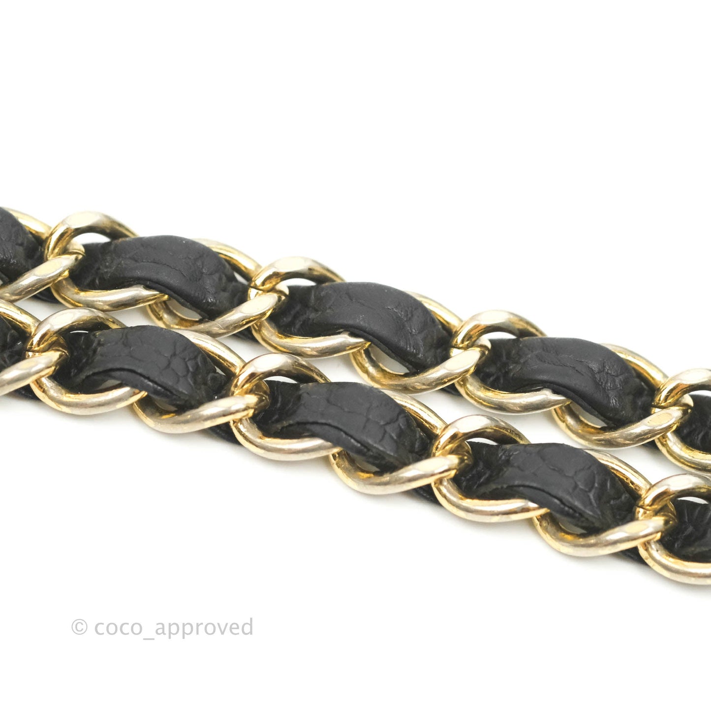 Chanel Classic M/L Medium Flap Quilted Black Caviar Gold Hardware