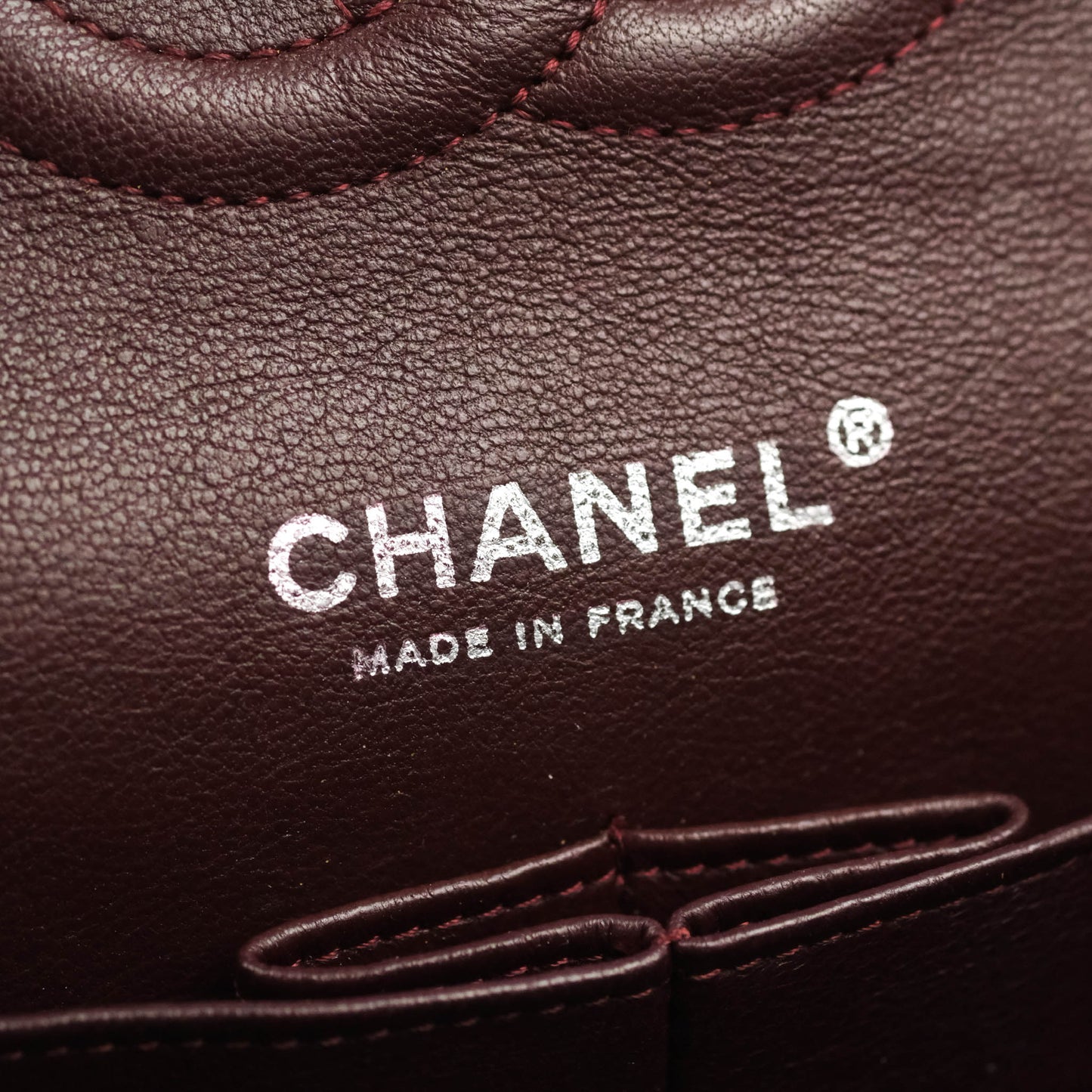 Chanel Classic M/L Medium Flap Quilted Black Lambskin Silver Hardware