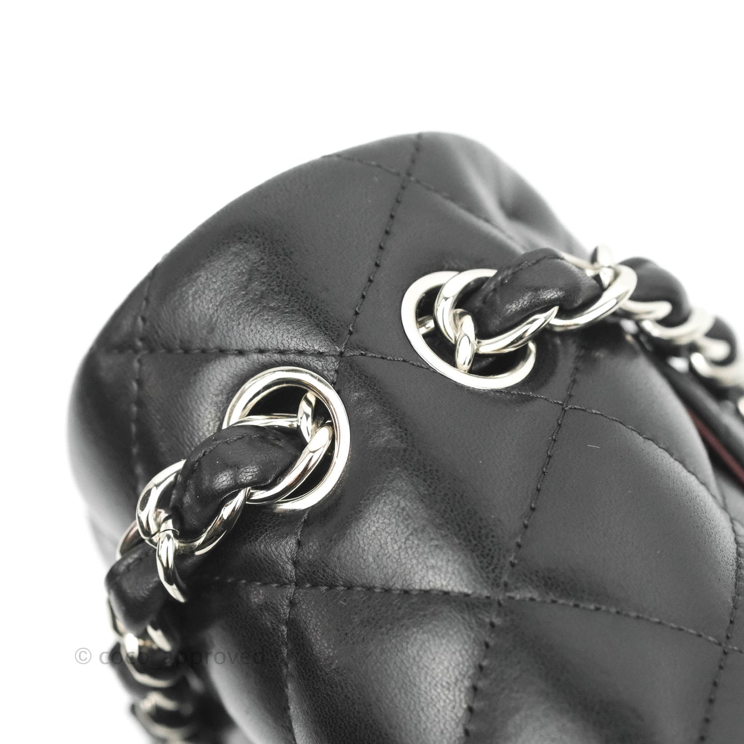 Chanel Jumbo Double Flap Black Lambskin Silver Hardware⁣⁣