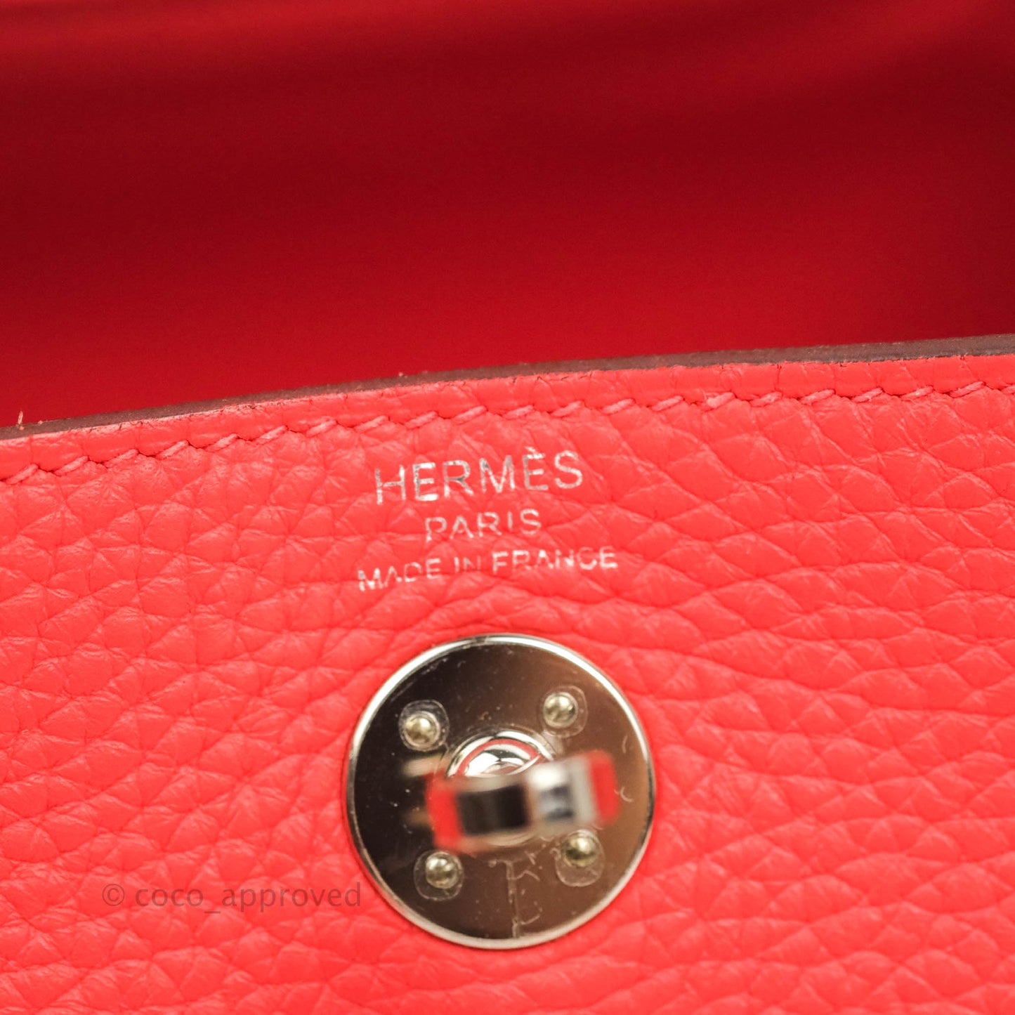 Hermès Mini Lindy 20 Taurillon Clemence Rose Texas Palladium Hardware