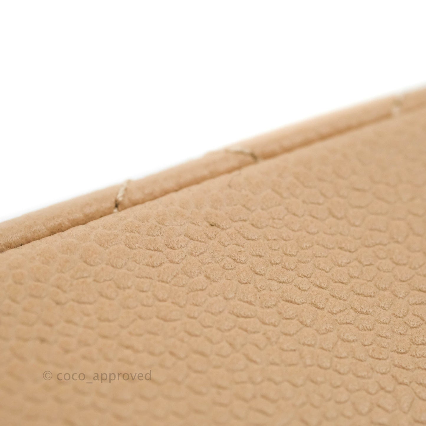 Chanel Quilted Medium CC Filigree Flap Beige Black Caviar