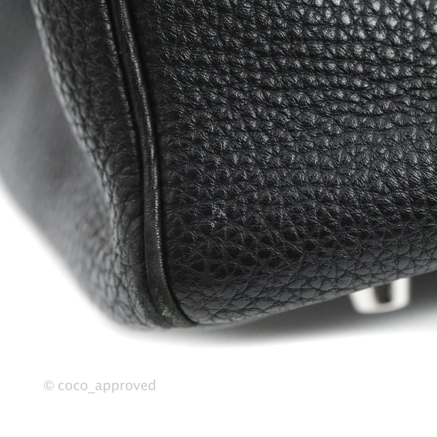 Hermès Retourne Birkin 35 Black Togo Palladium Hardware