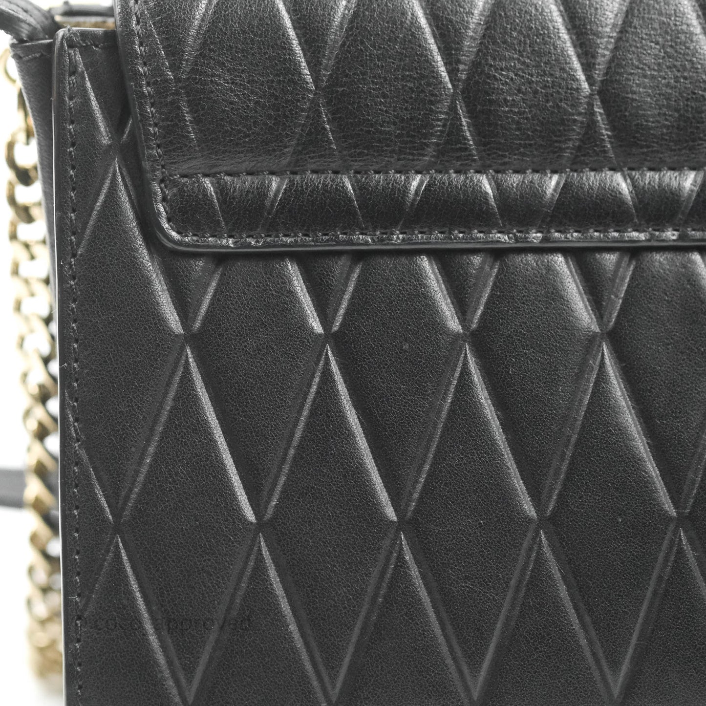 Chloe Small Faye Shoulder Bag Quilted Black Calfskin
