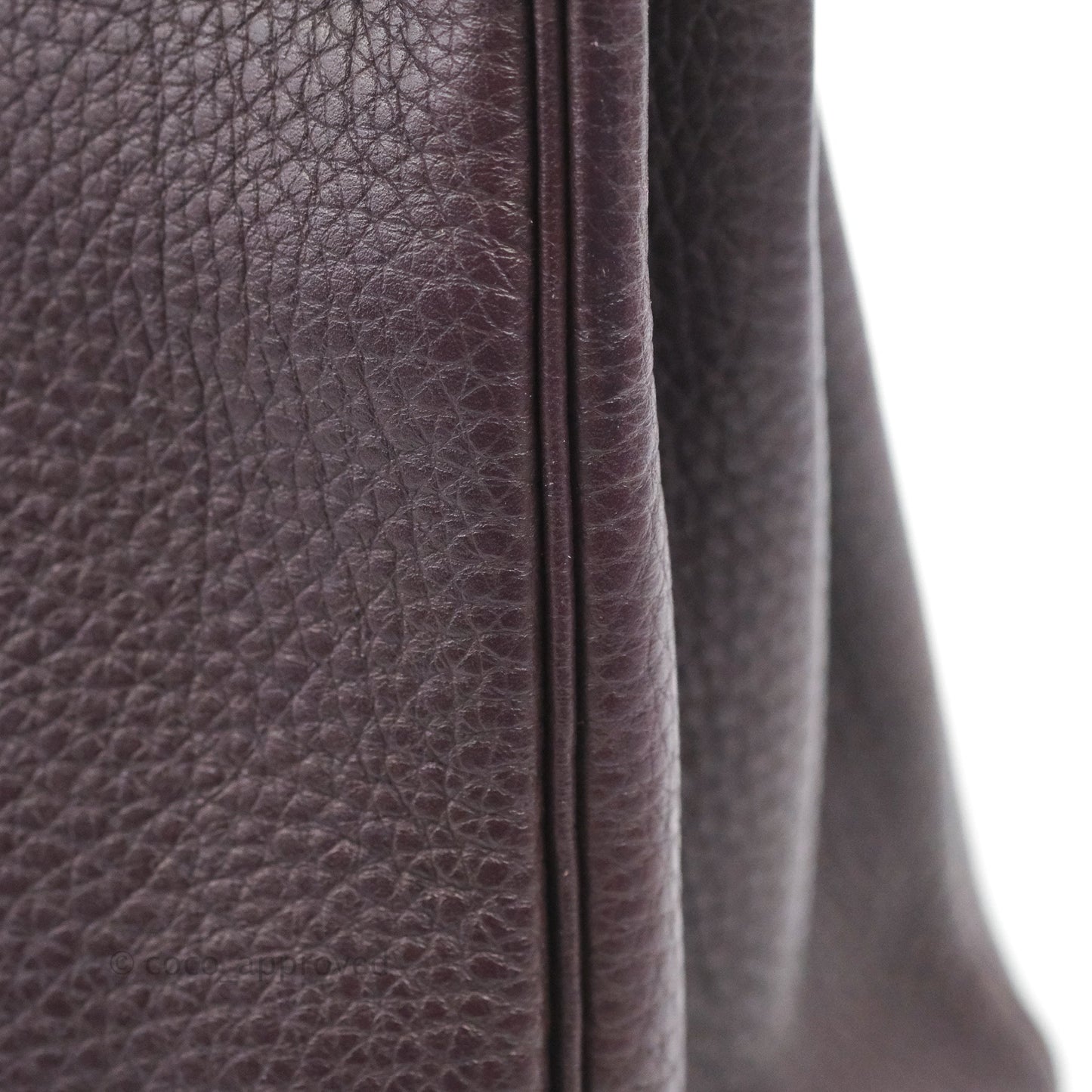 Hermès Retourne Kelly 28 Raisin TPM Palladium Hardware