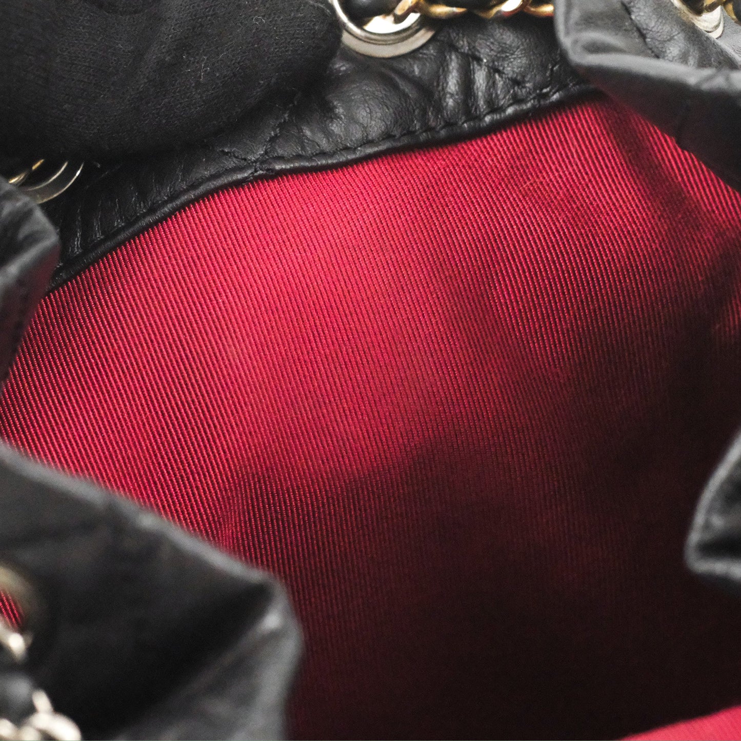 Chanel Small Gabrielle Backpack Black Aged Calfskin