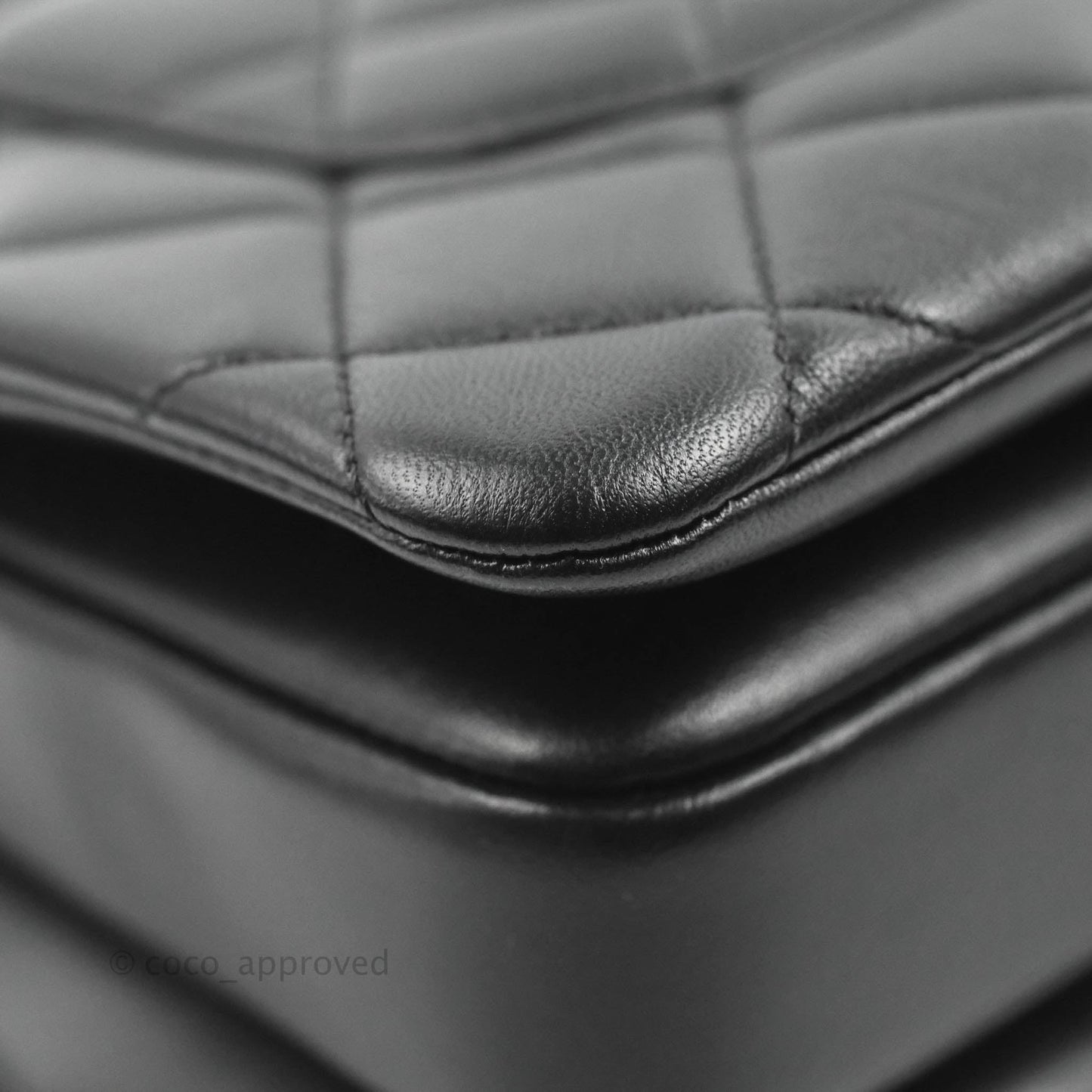 Chanel Small Trendy CC Black Lambskin Rose Gold Hardware 22C