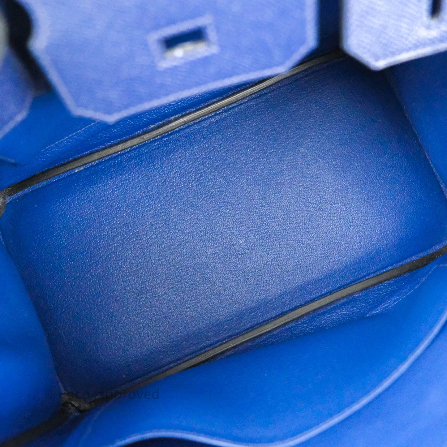 Hermès Birkin 30 Blue Sapphire Epsom Palladium Hardware