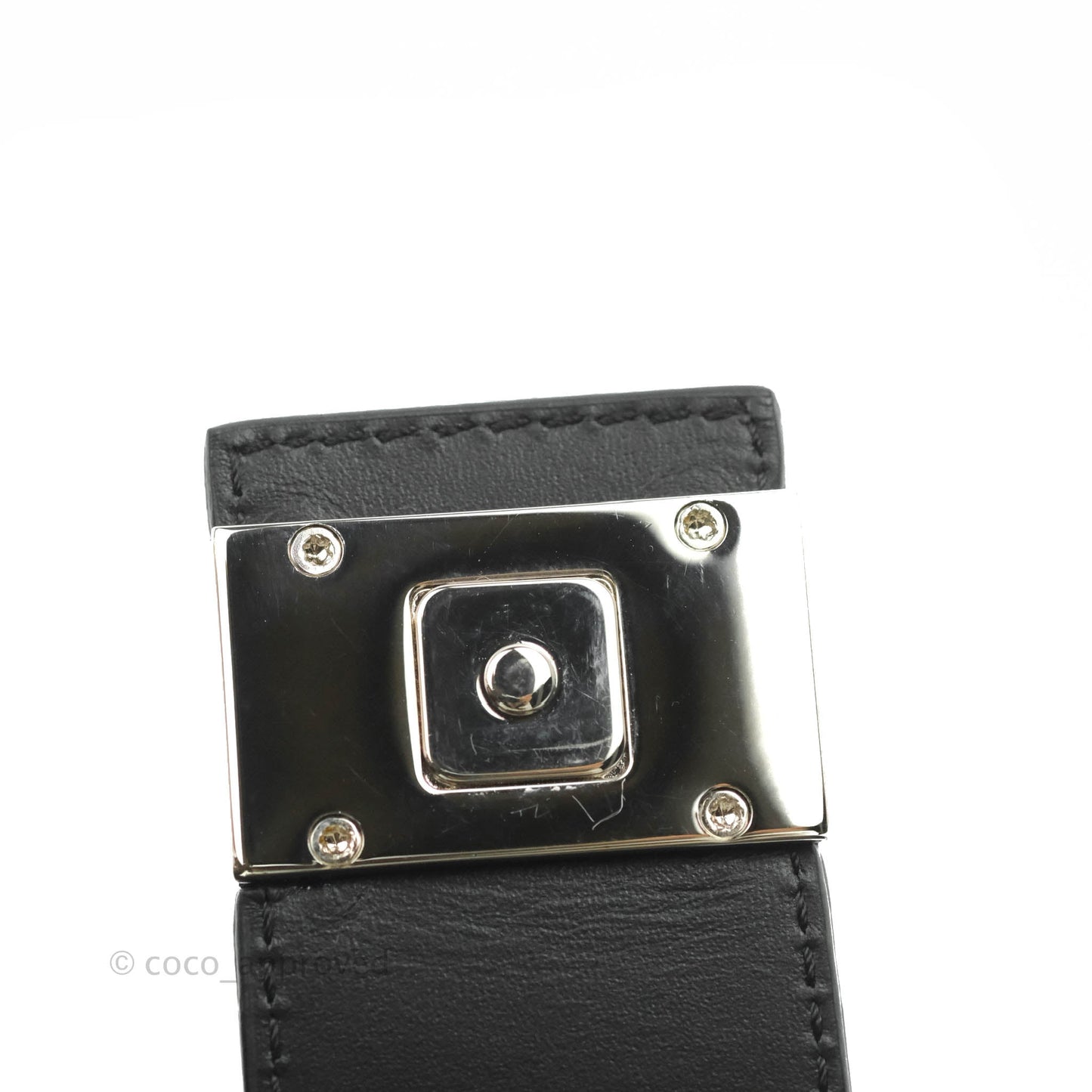 Fendi Baguette FF Brown Fabric Phone Bag