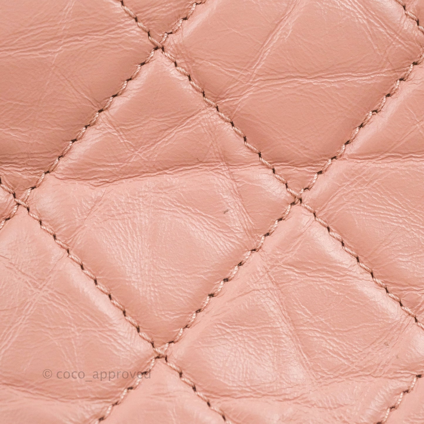 Chanel Quilted Small Gabrielle Hobo Pink Aged Calfskin
