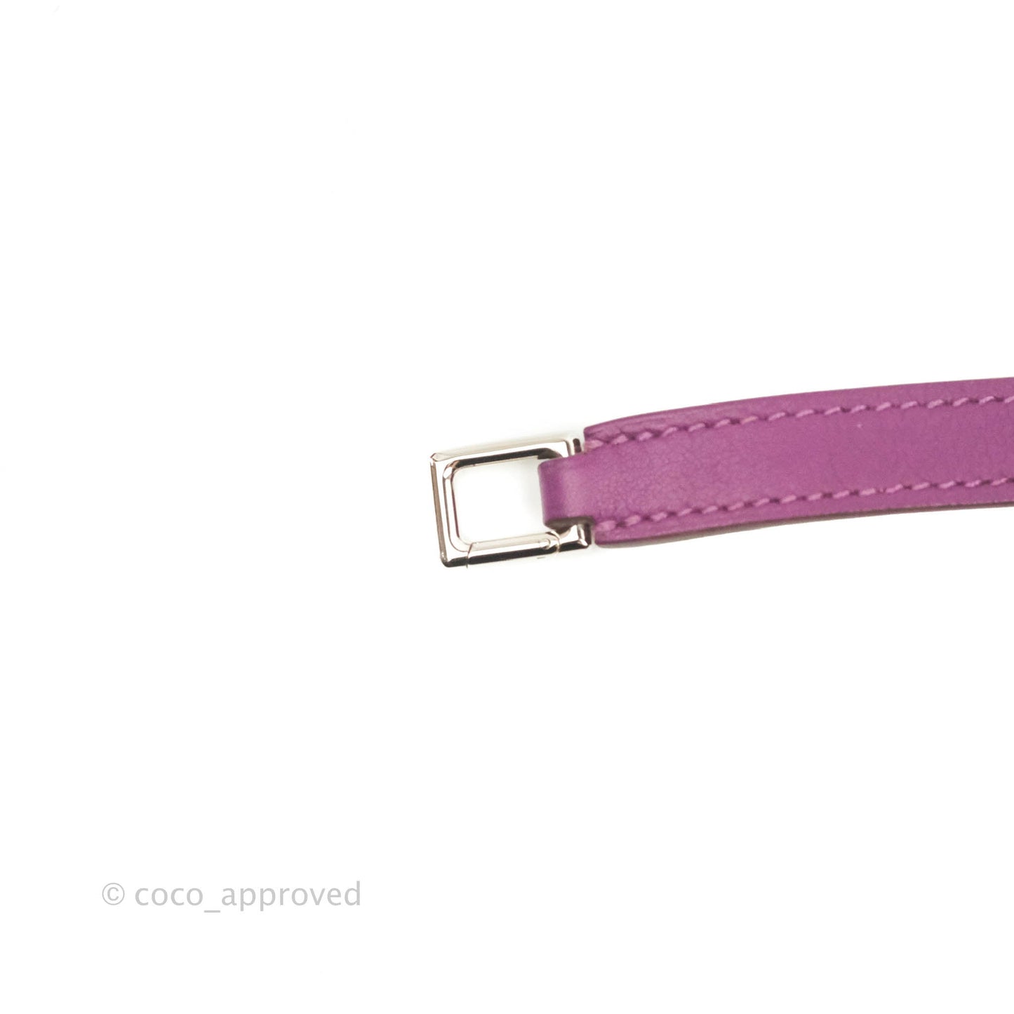 Hermès Rivale Double Tour Bracelet Purple Palladium Hardware