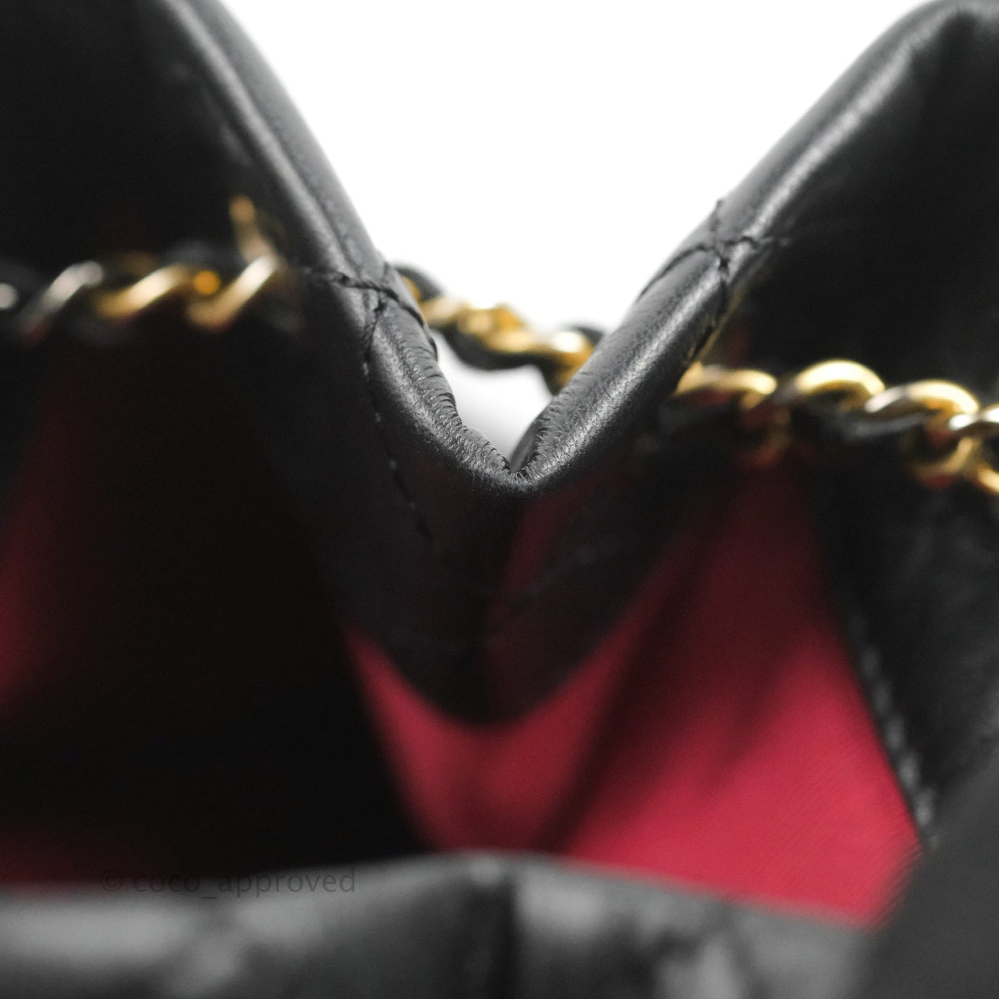 Chanel Medium Gabrielle Backpack Black Aged Calfskin