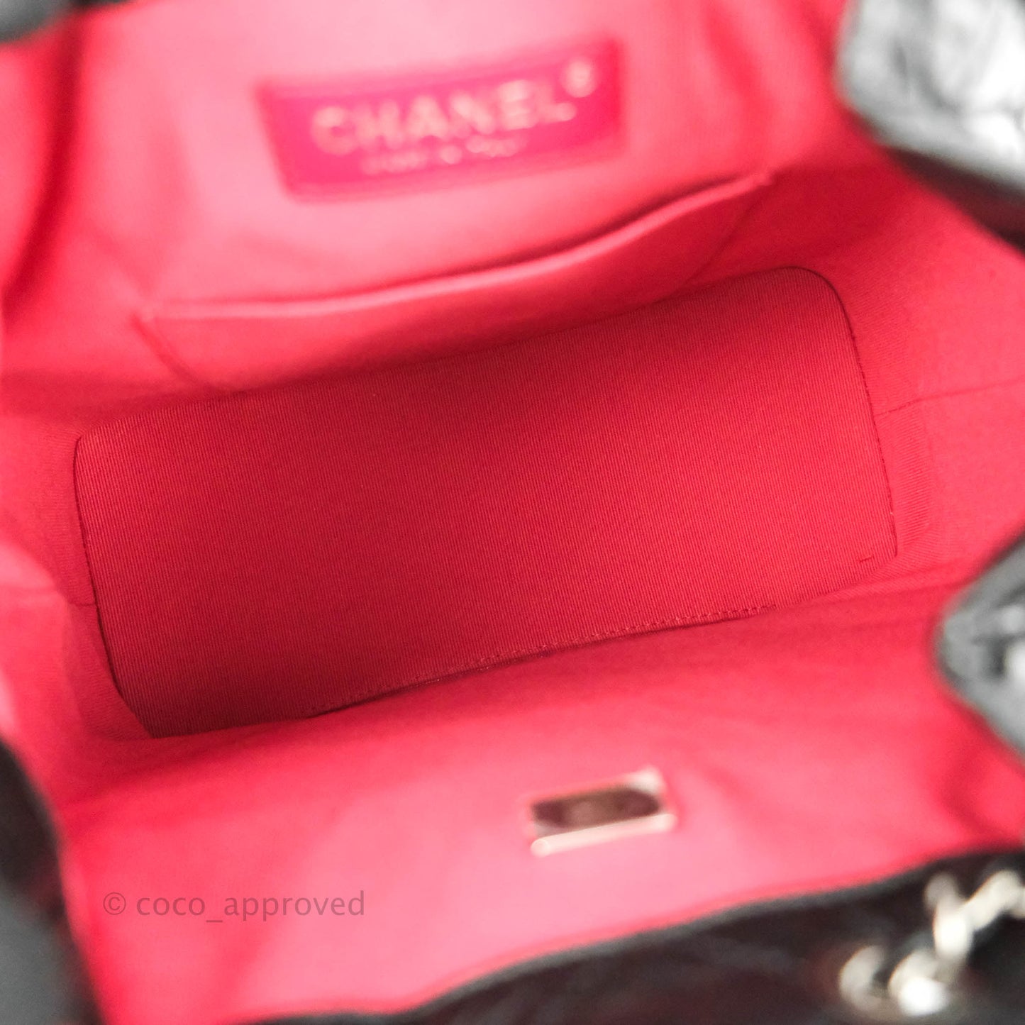 Chanel Small Gabrielle Backpack Black Aged Calfskin