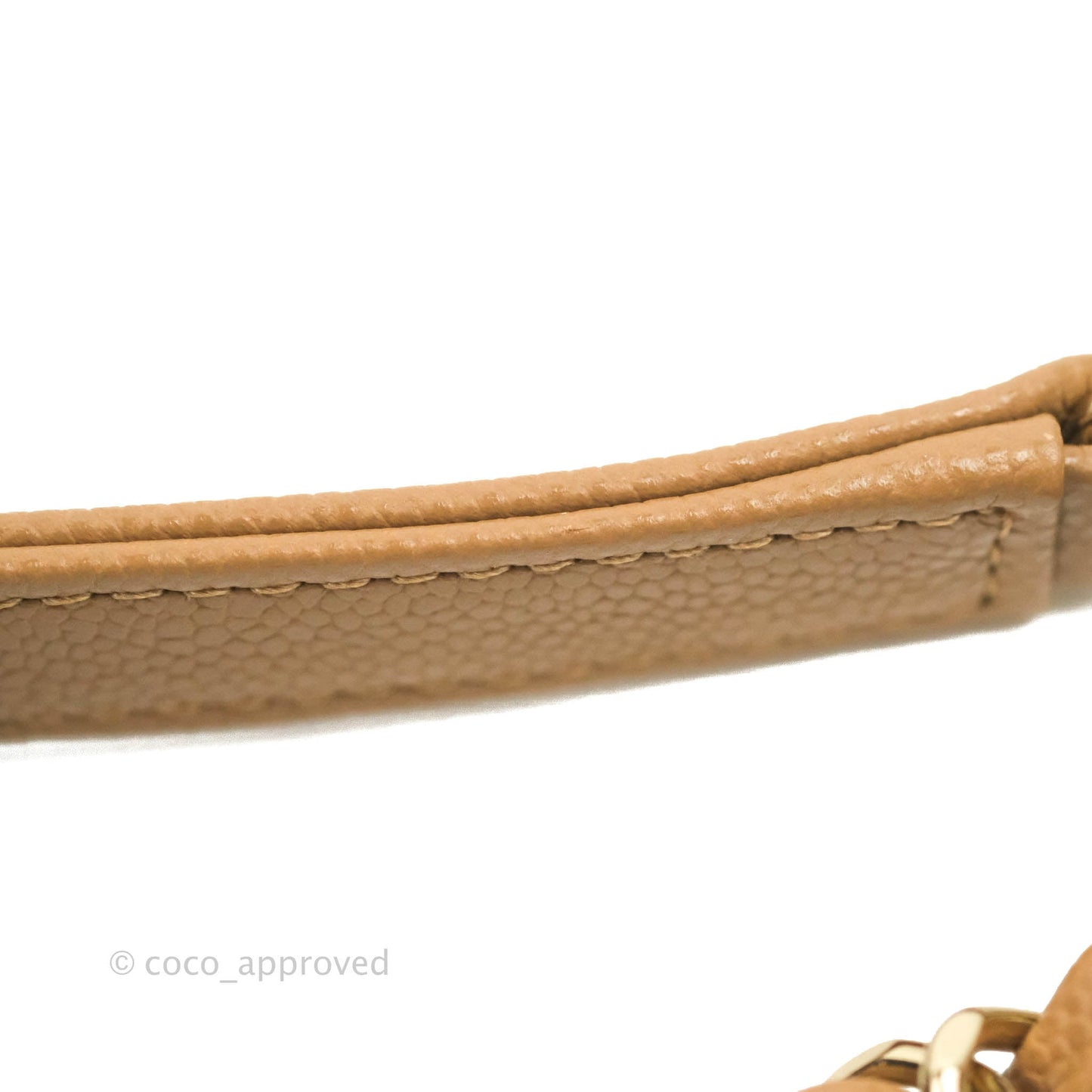 Chanel Quilted Medium Business Affinity Flap Caramel Dark Beige Caviar Gold Hardware