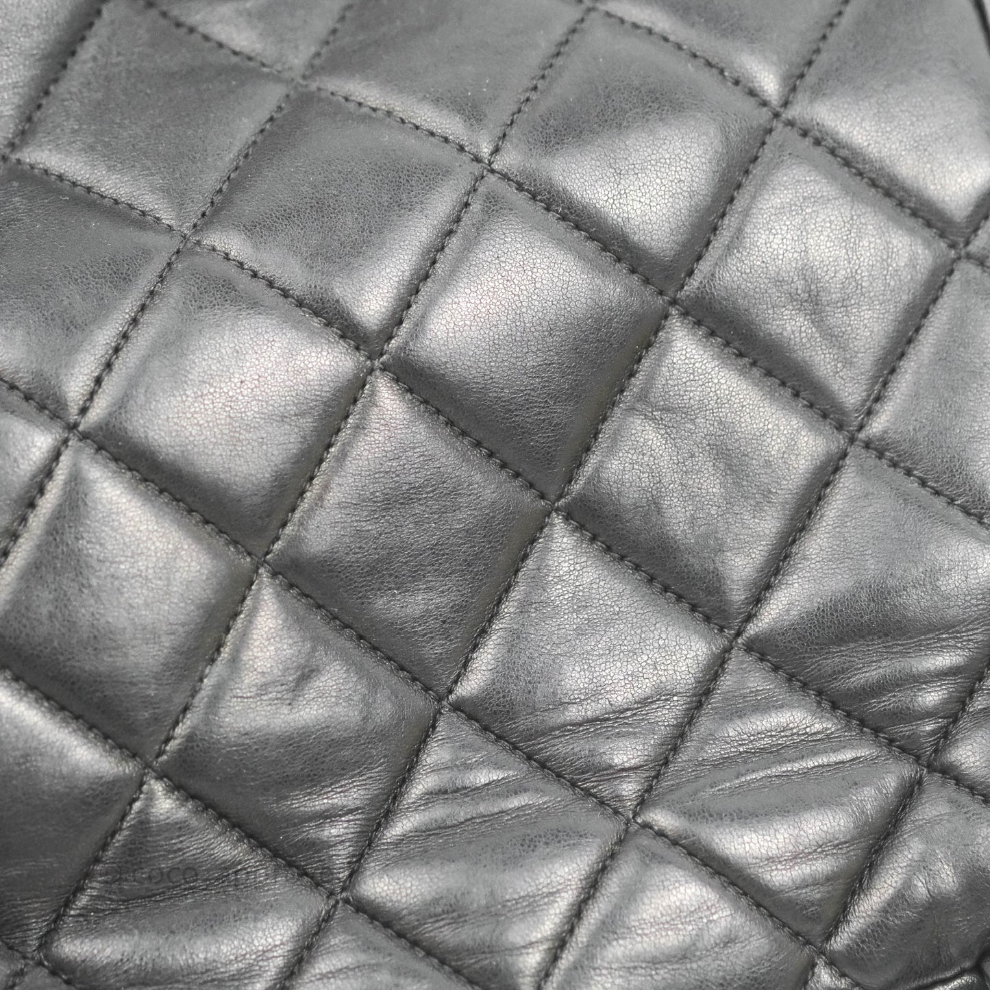 Chanel Vintage CC Duma Backpack Black Lambskin 24K Gold Hardware