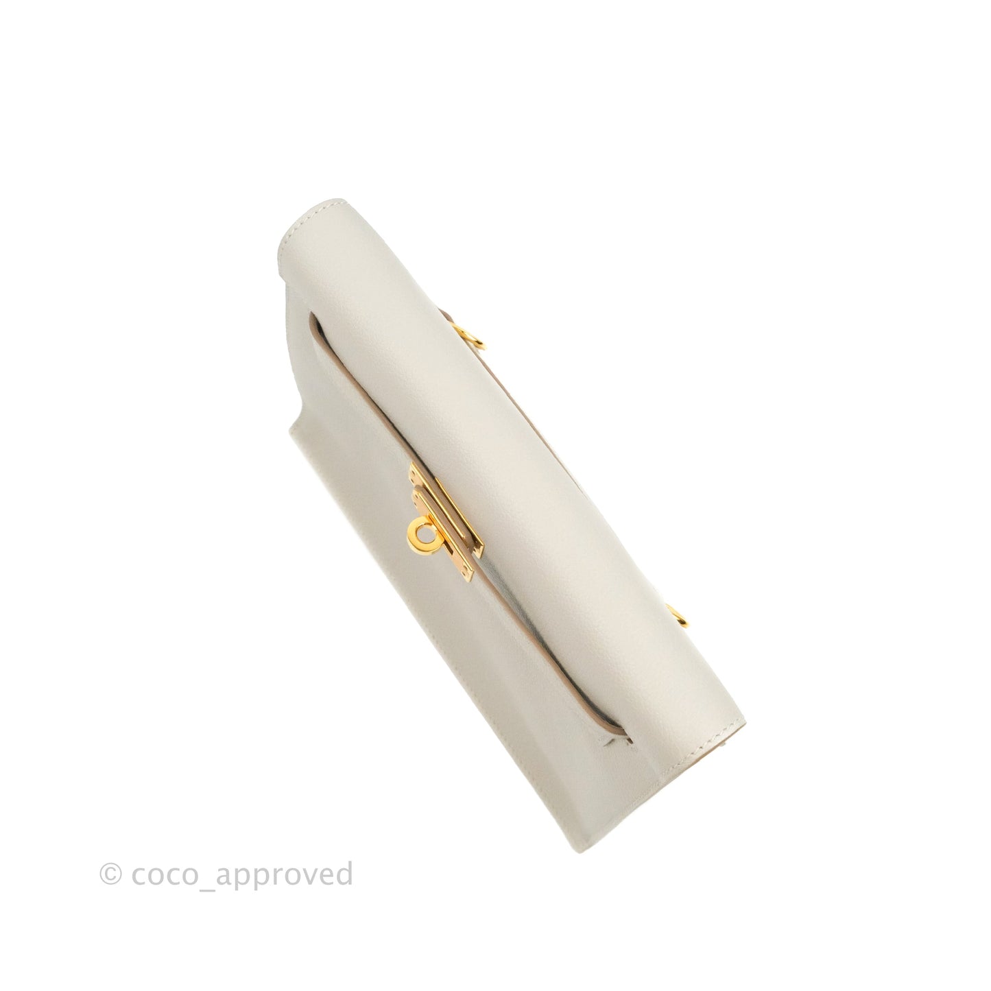Hermès Kelly Danse II Bag Gris Perle 80 Evercolor Gold Hardware