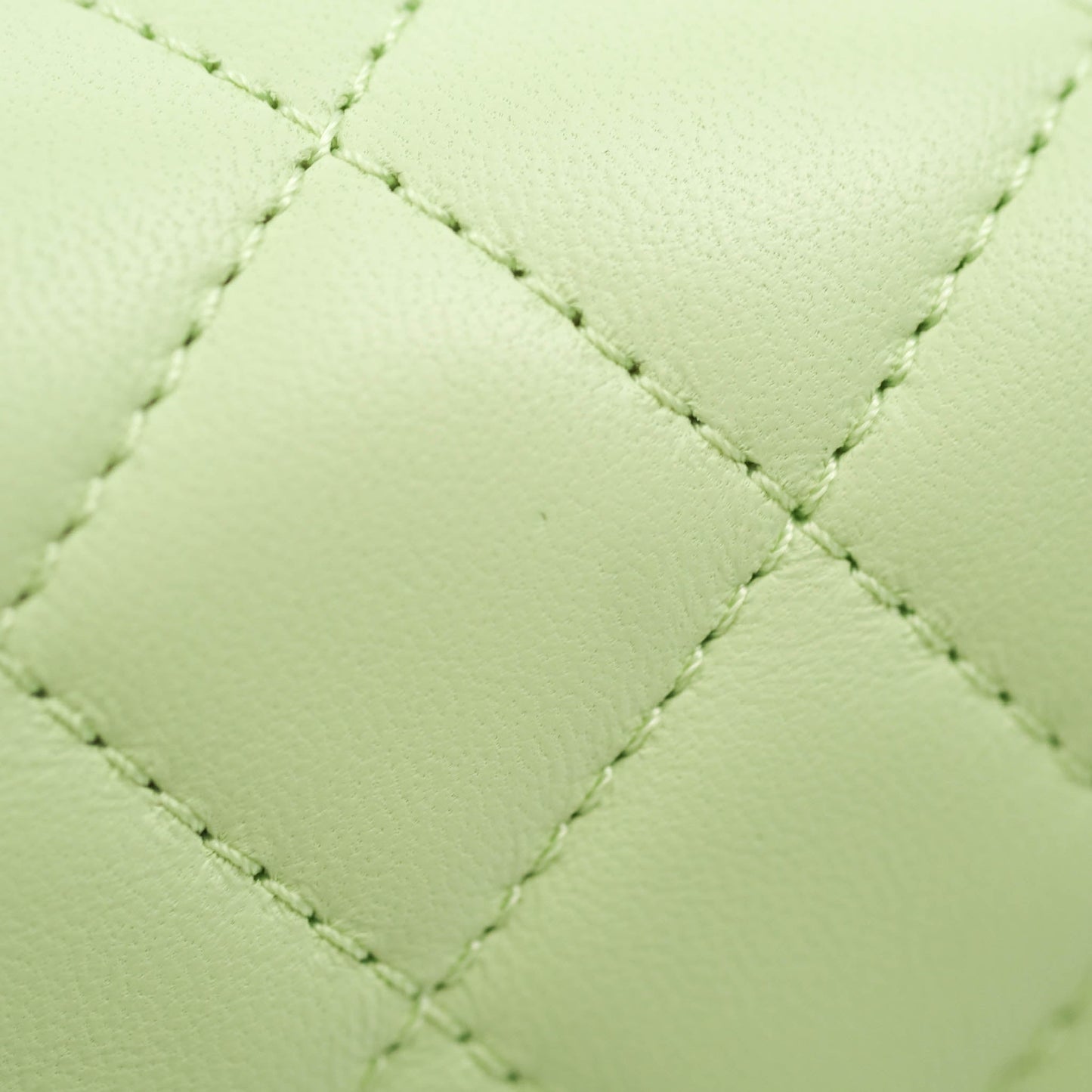 Chanel Mini Rectangular Pearl Crush Avocado Green Lambskin Aged Gold Hardware 22C