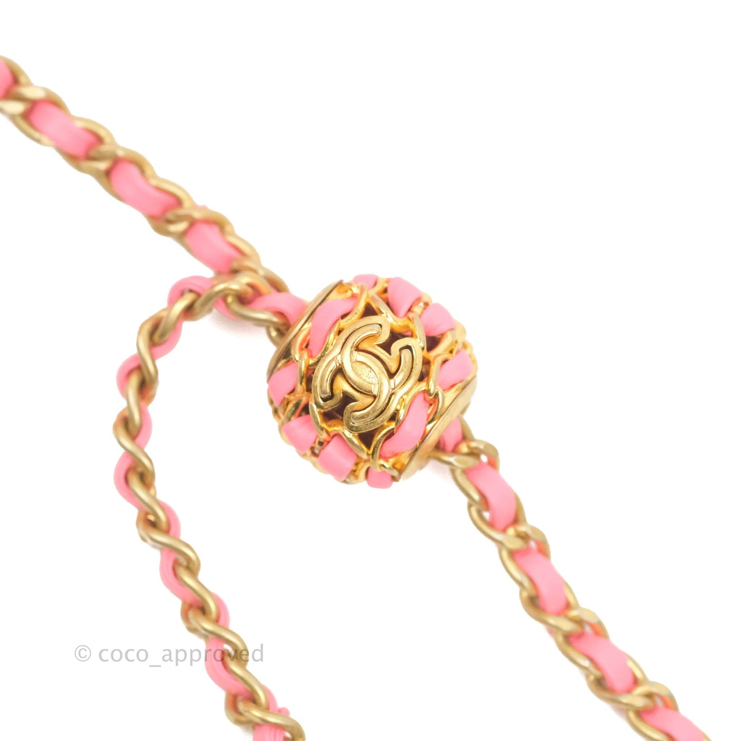 Chanel Mini Rectangular Pearl Crush Quilted Pink Lambskin Aged Gold Hardware